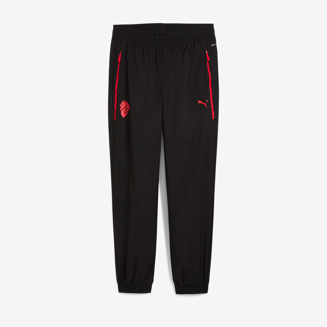 Puma Ac Milan 25 26 Pre Match Woven Pant Black