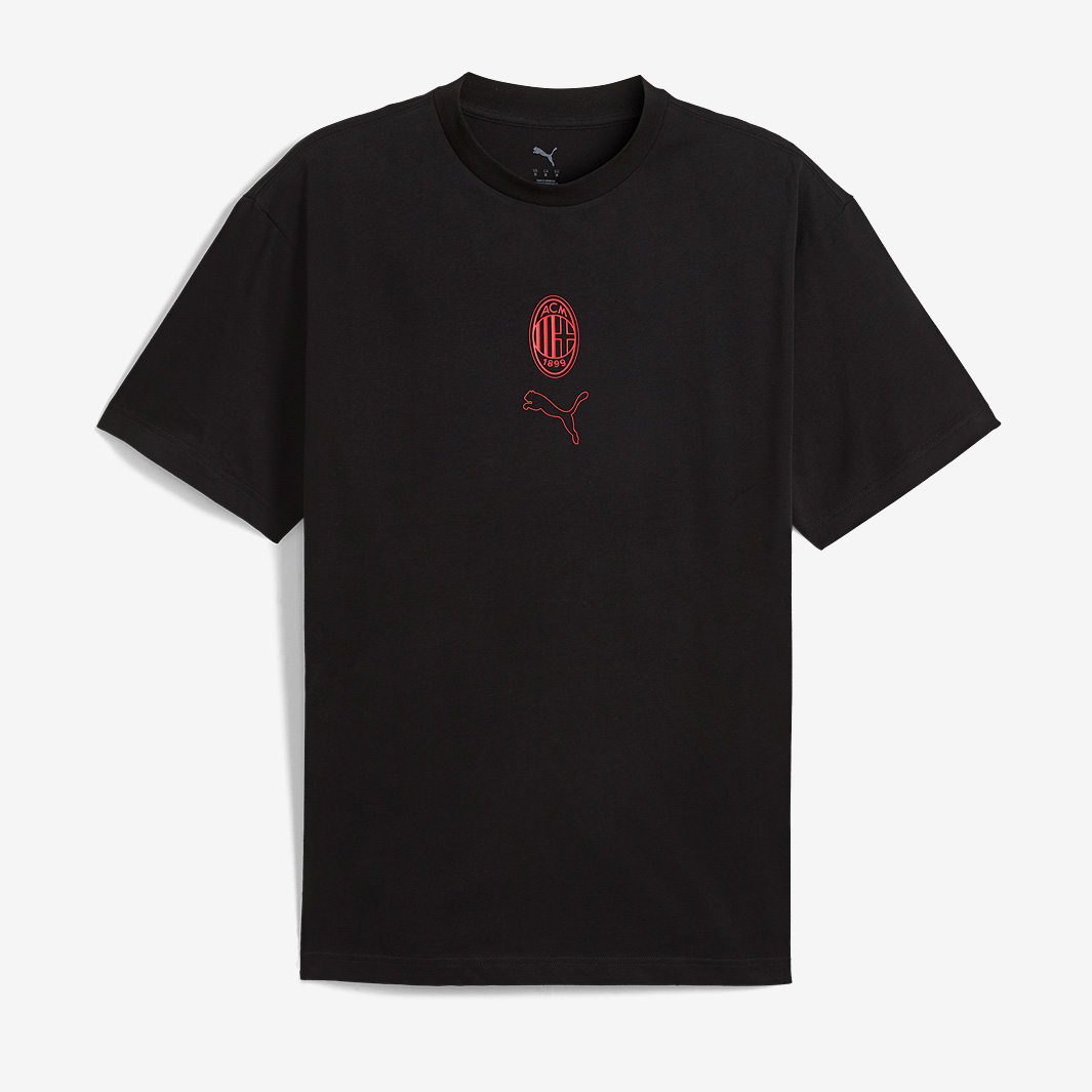 Puma Ac Milan 25 26 Ftblstatement Cellerator T Shirt Black