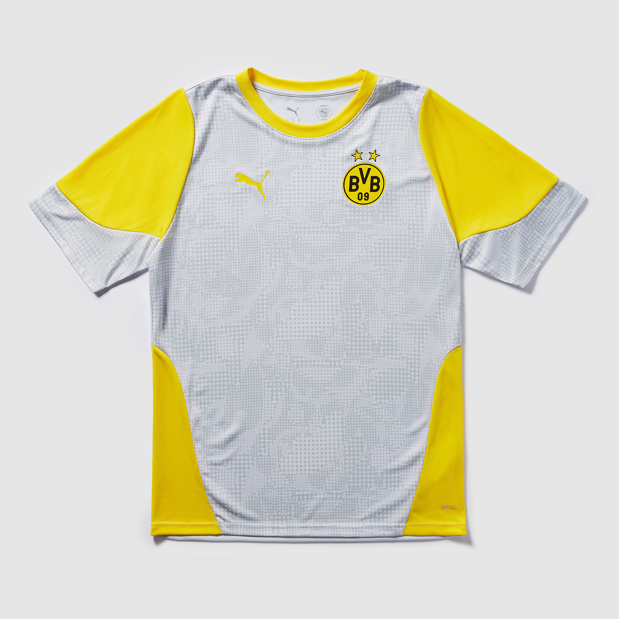 Puma Borussia Dortmund 25 26 Training Shirt Silver