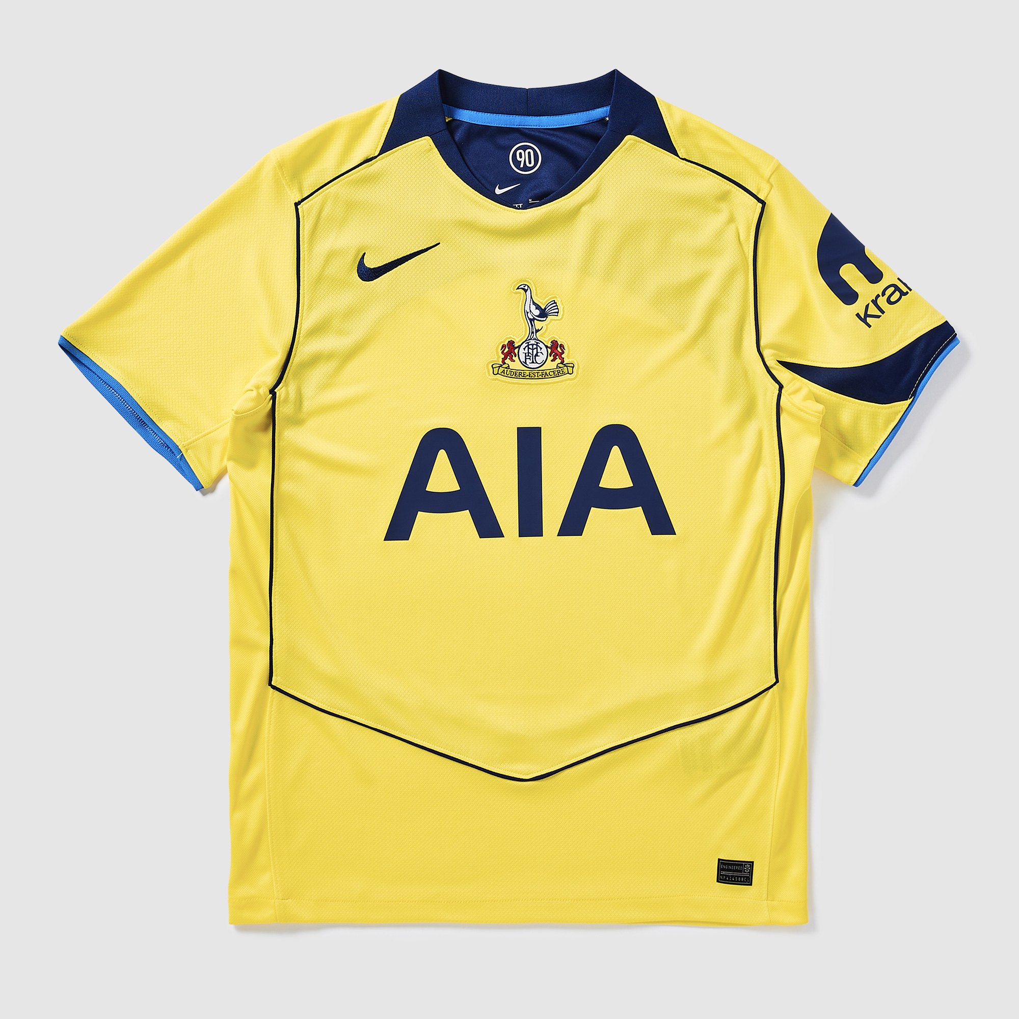 Nike Tottenham Hotspur 25 26 Kids Dri Fit Stadium Third Shirt Yellow