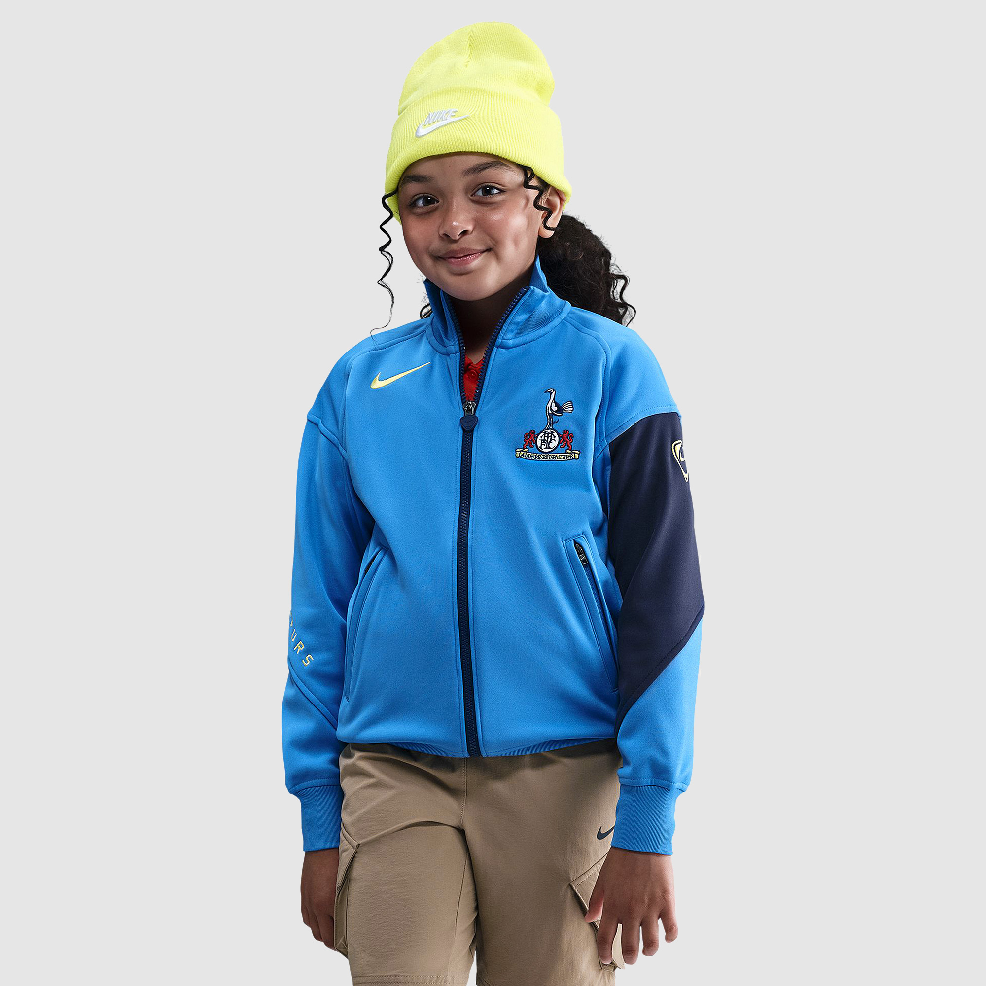 Nike Tottenham Hotspur 25 26 Kids Dri Fit Academy Pro Third Anthem Jacket Blue