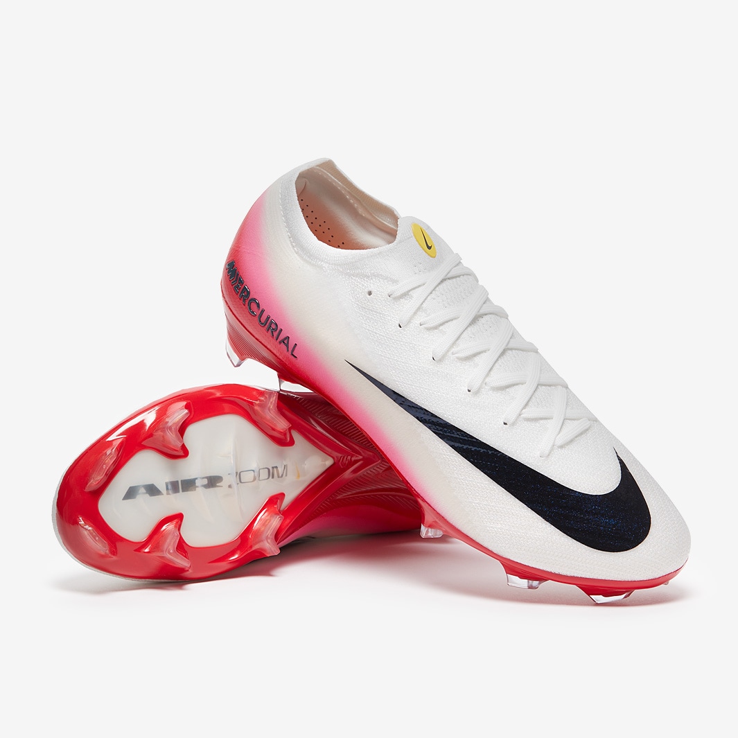 nike red and white cleats