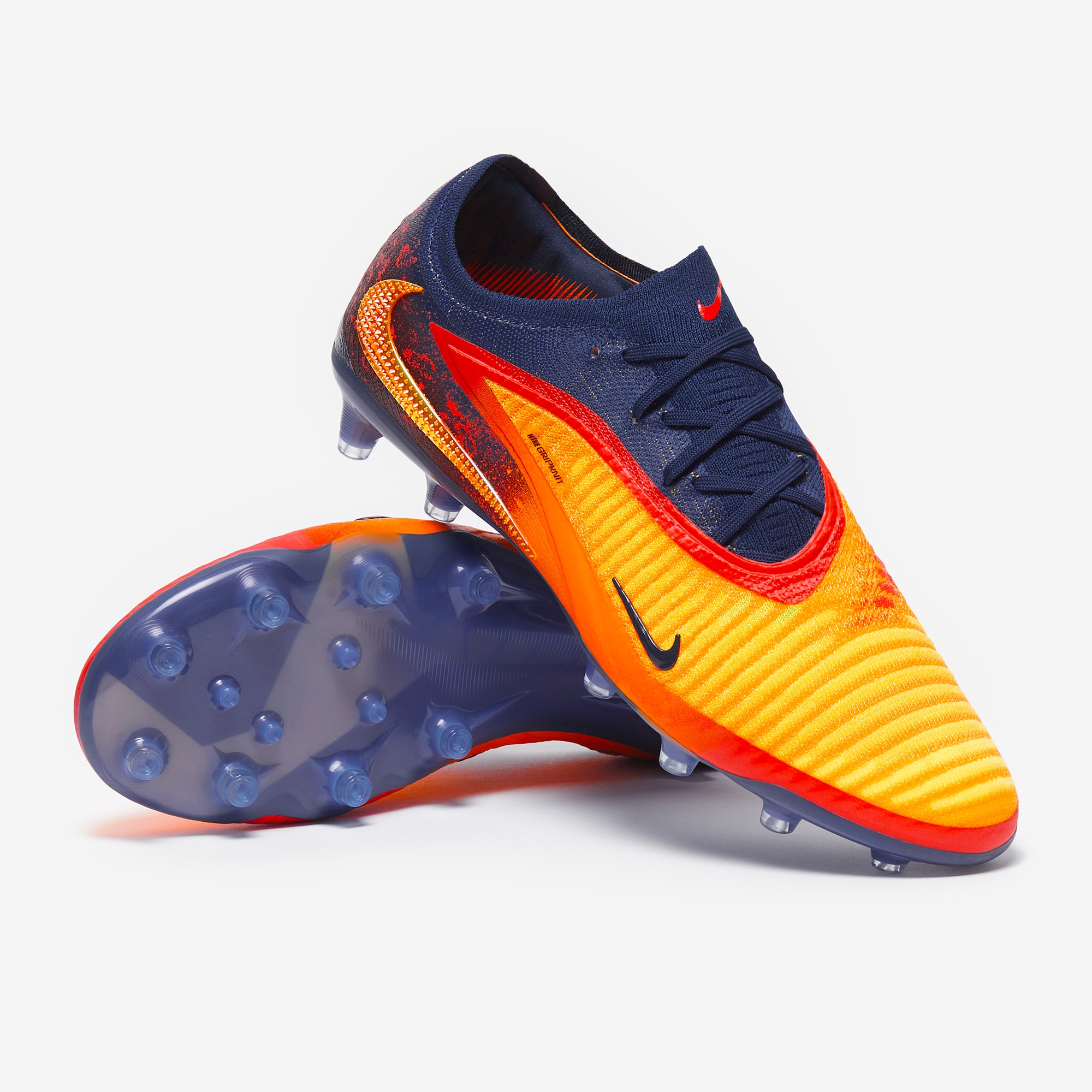 blue and orange nike football cleats