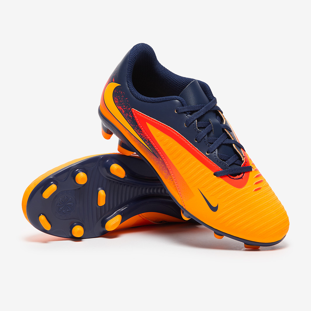 Nike Kids Phantom 6 Club Low X Haaland Fg Mg Orange