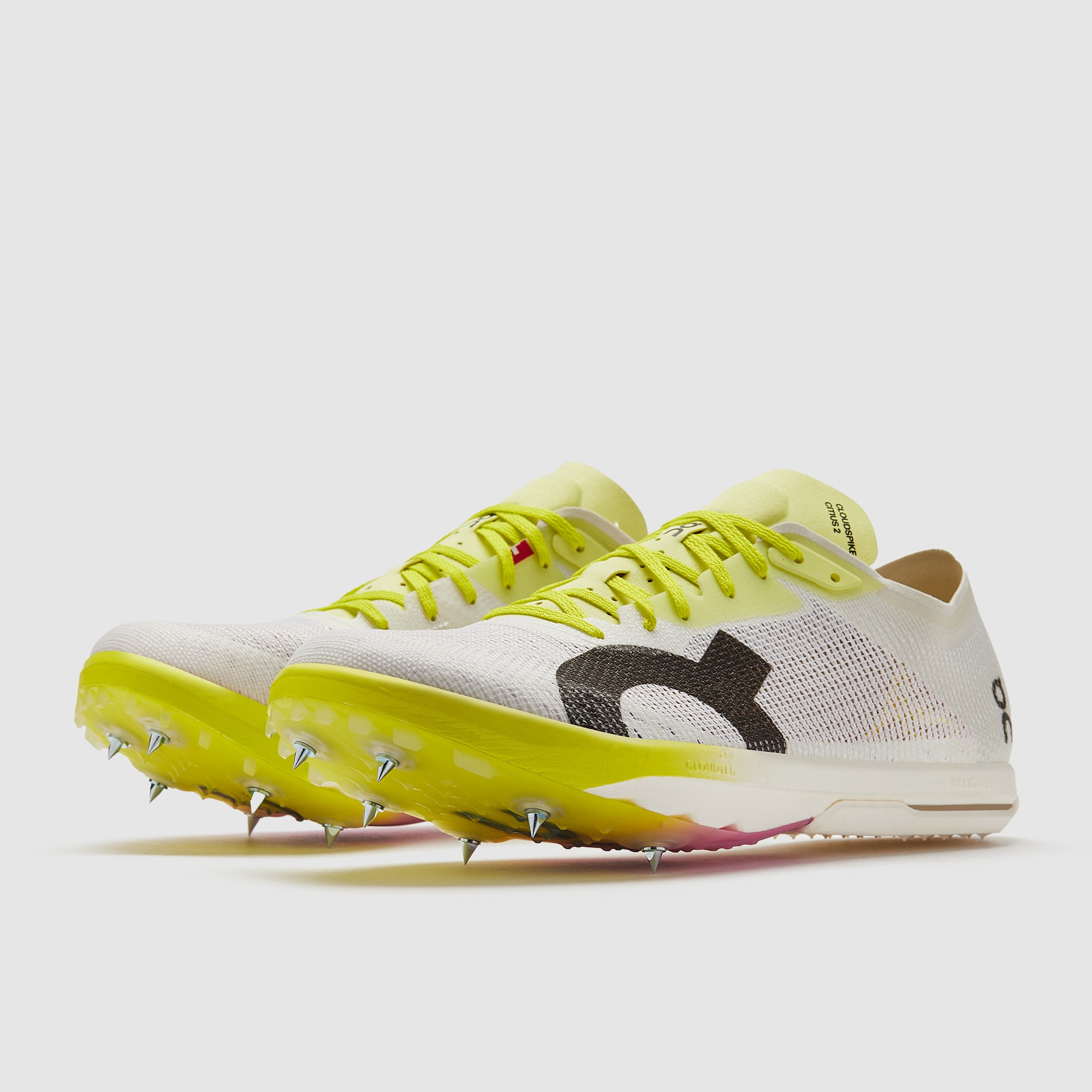 On Cloudspike Citius 2 - White/Raspberry - Mens Shoes | Pro:Direct