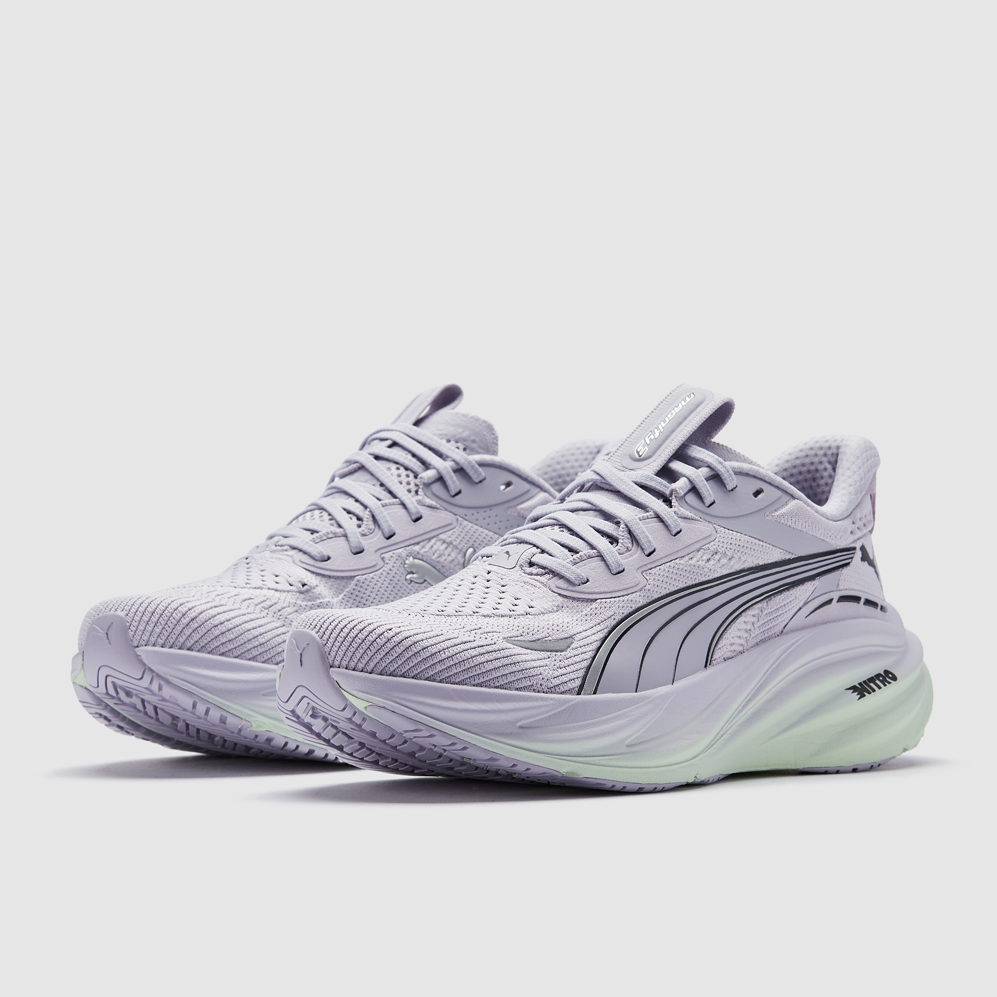 Puma Womens Magnify Nitro 3 Lilac Crush Sage Frost Grey