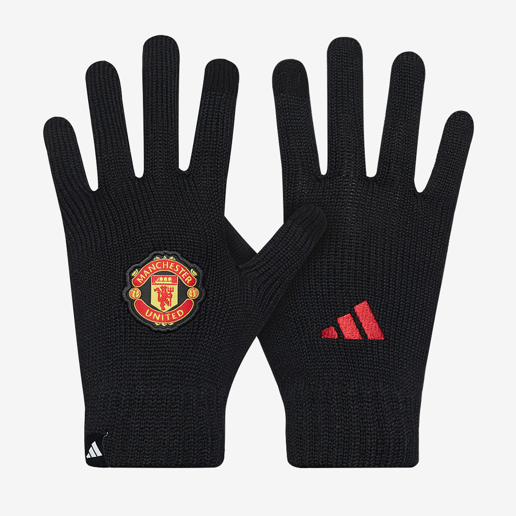 Adidas Manchester United 25 26 Gloves Black