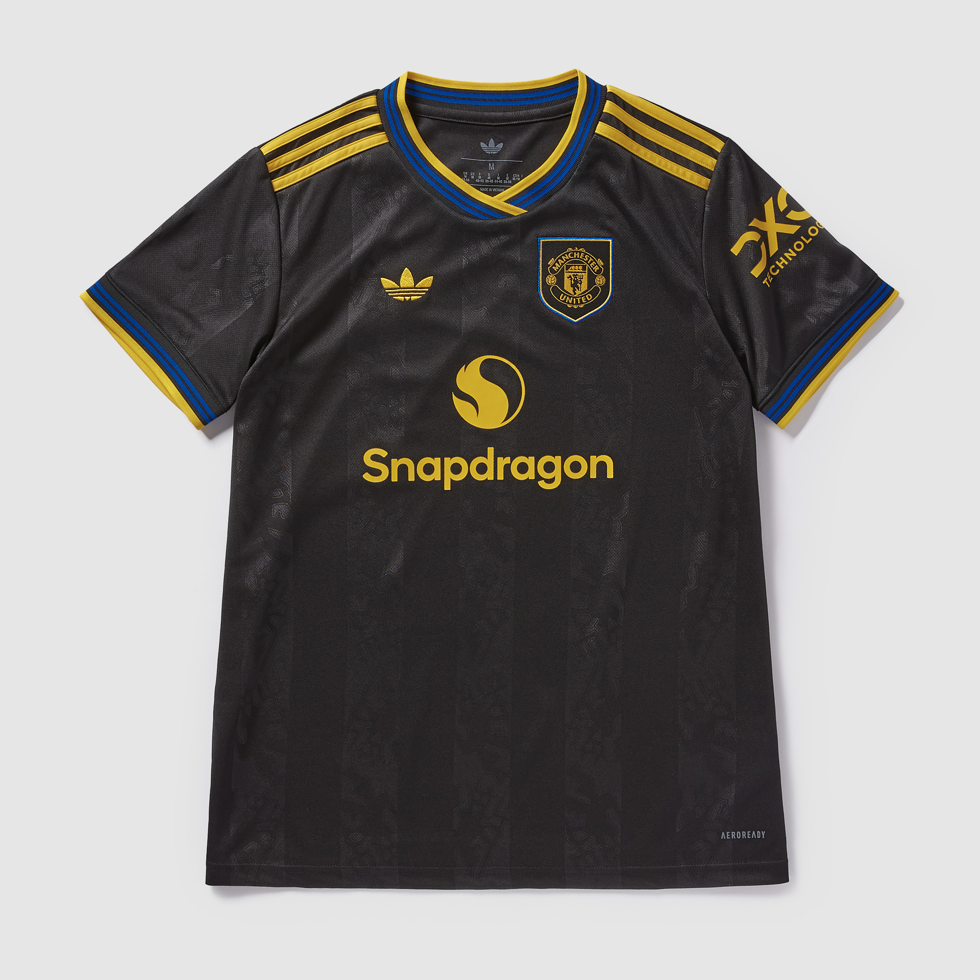 Adidas Originals Manchester United 25 26 Womens Third Shirt Black