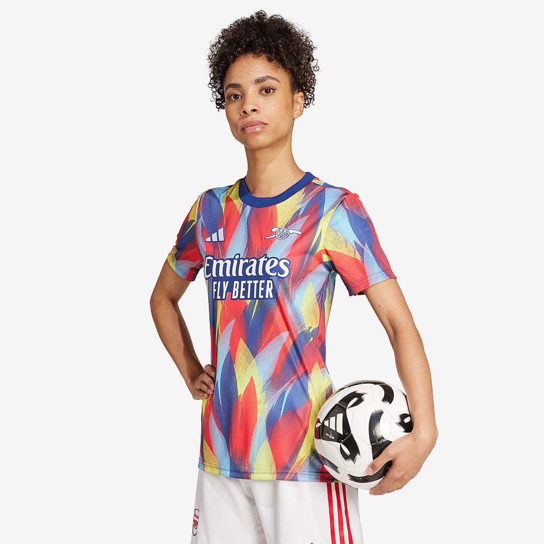 Adidas Arsenal 25 26 Pre Match Shirt Blue Women's Large