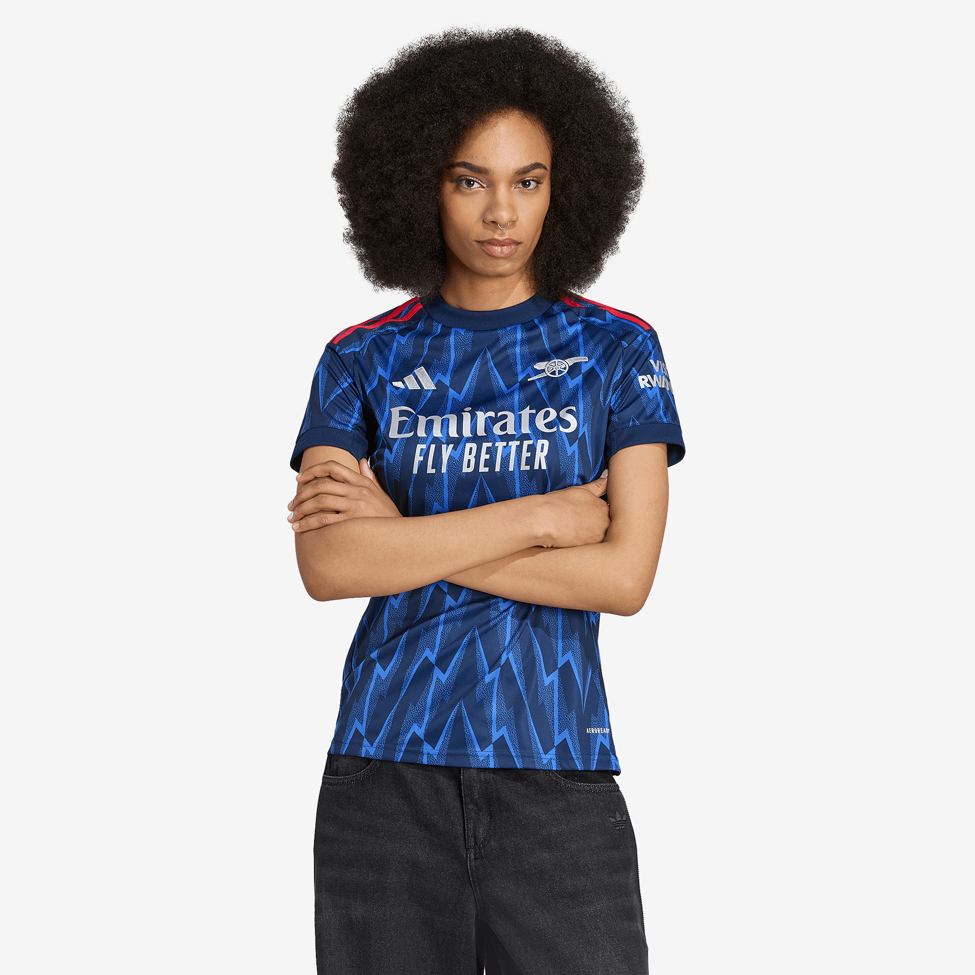 Adidas Arsenal 25 26 Womens Away Shirt Navy