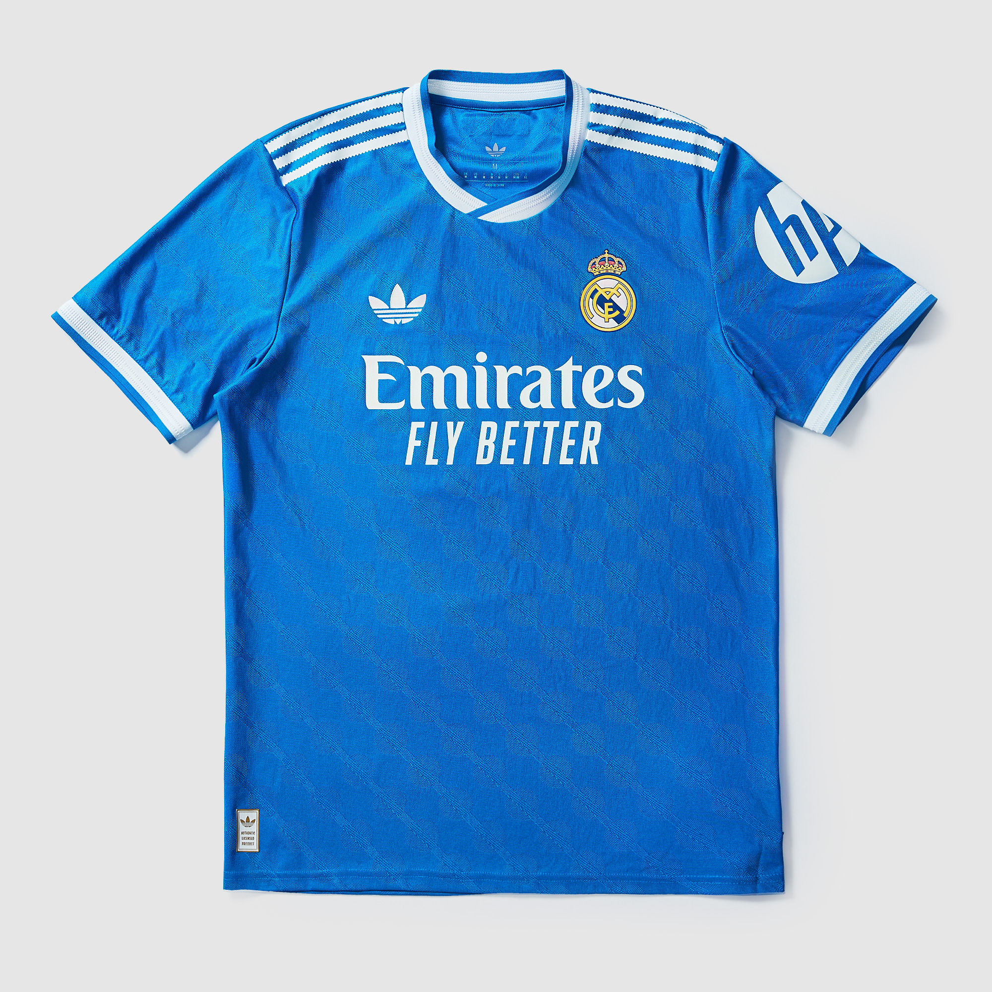 Adidas Originals Real Madrid 25 26 Authentic Third Shirt Blue