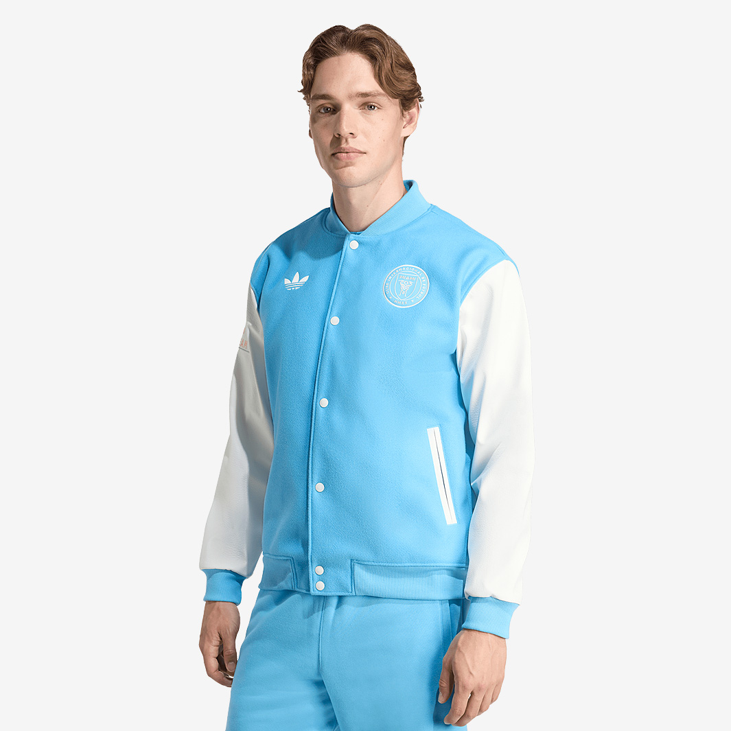 Adidas Originals Inter Miami 2025 Anthem Jacket Blue