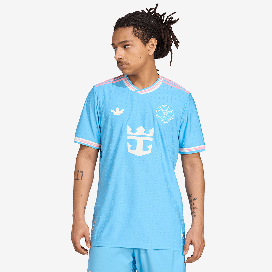 Adidas Originals Inter Miami 2025 Authentic Third Shirt Blue