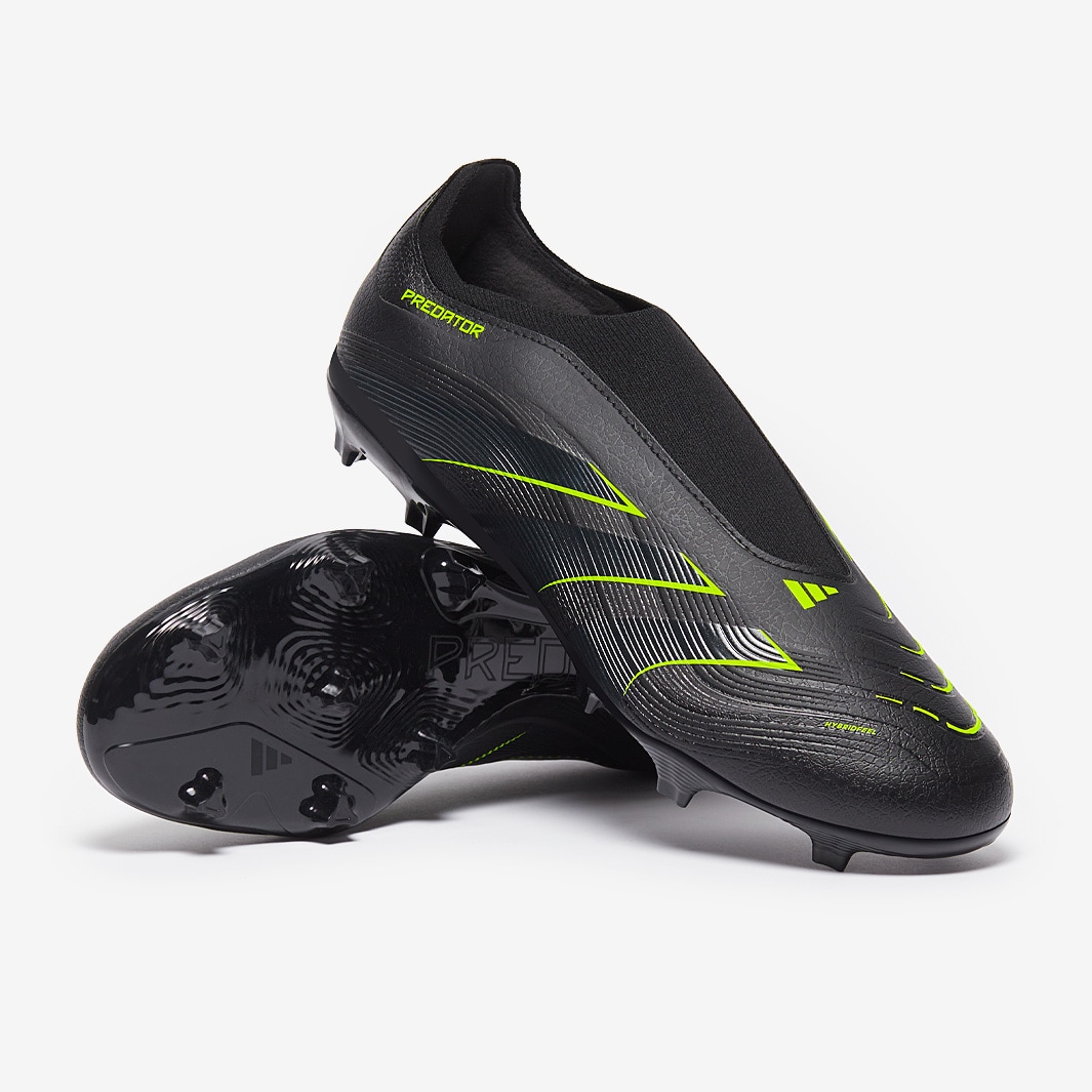 nike black laceless football boots