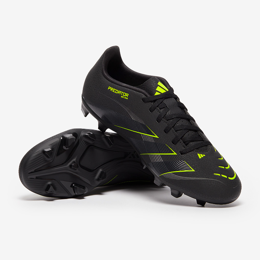 Adidas Predator Club Fg Mg Core Carbon Lucid Lemon Black