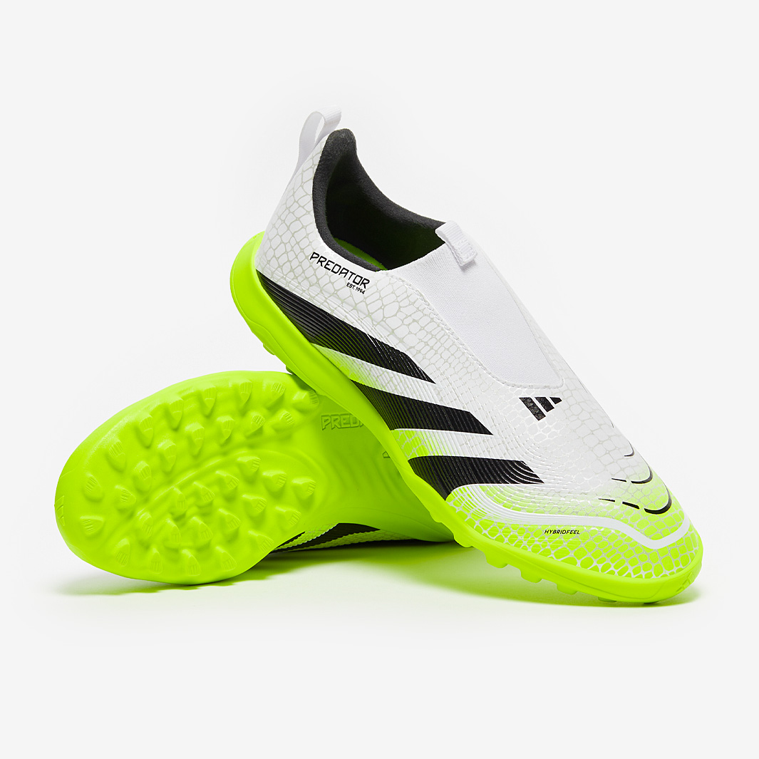 Adidas Kids Predator League Laceless Tf White