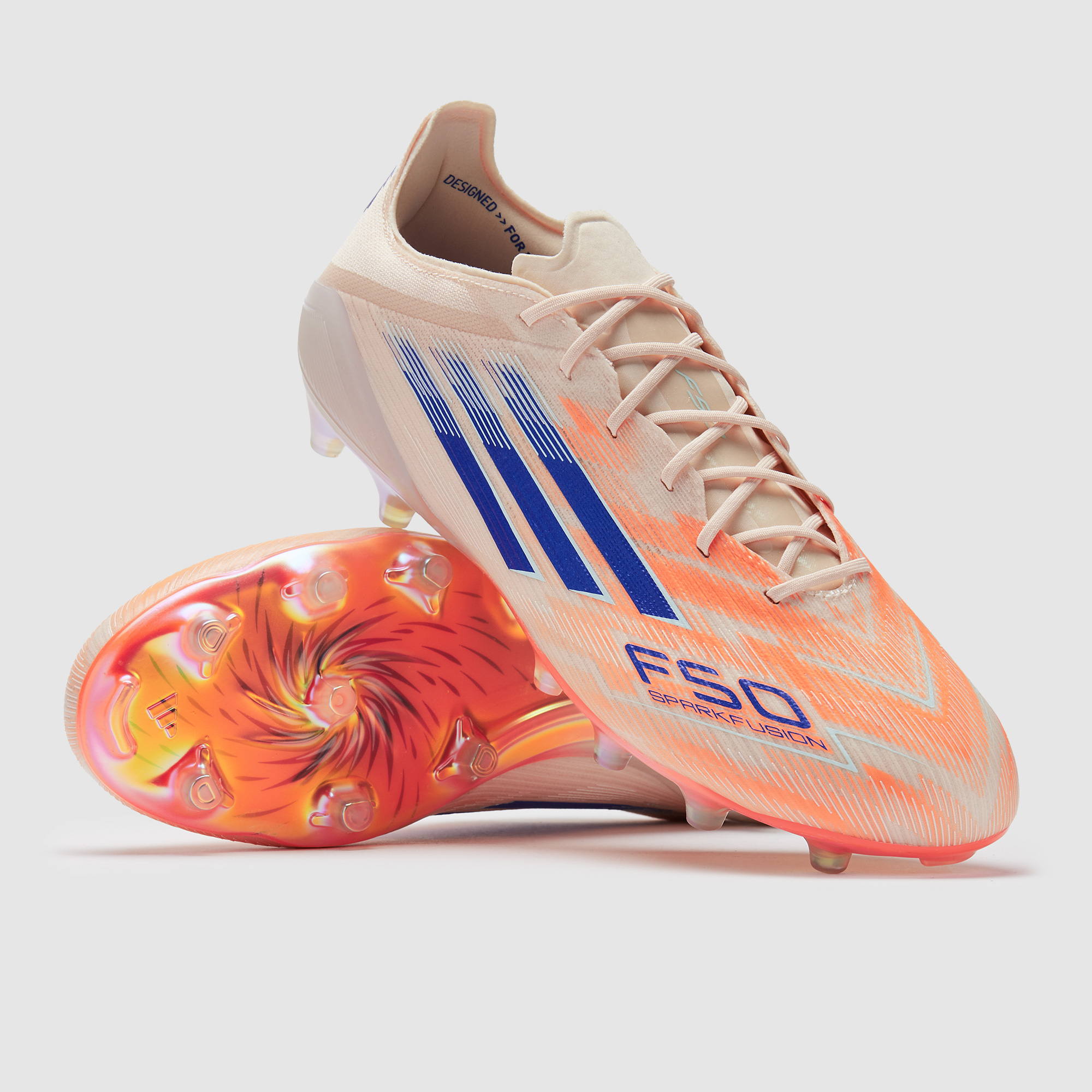 adidas F50 Elite Low Firm Ground/Artificial Grass - Bliss Orange/Lucid  Blue/Beam Orange - Adult Boots | Pro:Direct Soccer