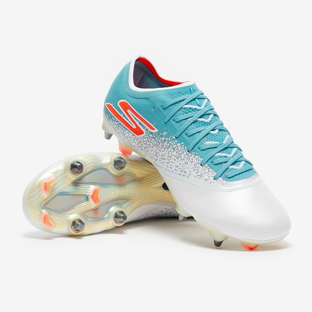 Crampons de football Cr Puma ULTRA 5 PLAY FG/AG Blanc Sport 2000 - Ref 108169-01