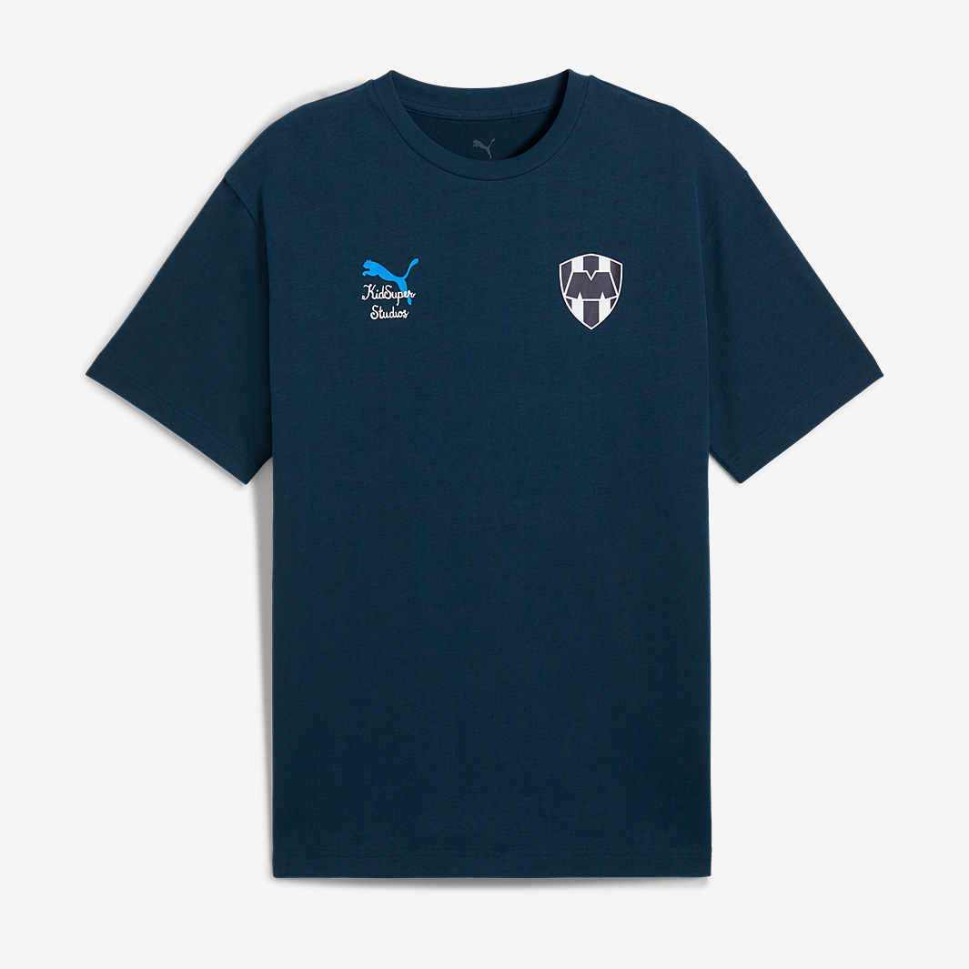 Puma Monterrey 2025 X Kidsuper Graphic T Shirt Navy
