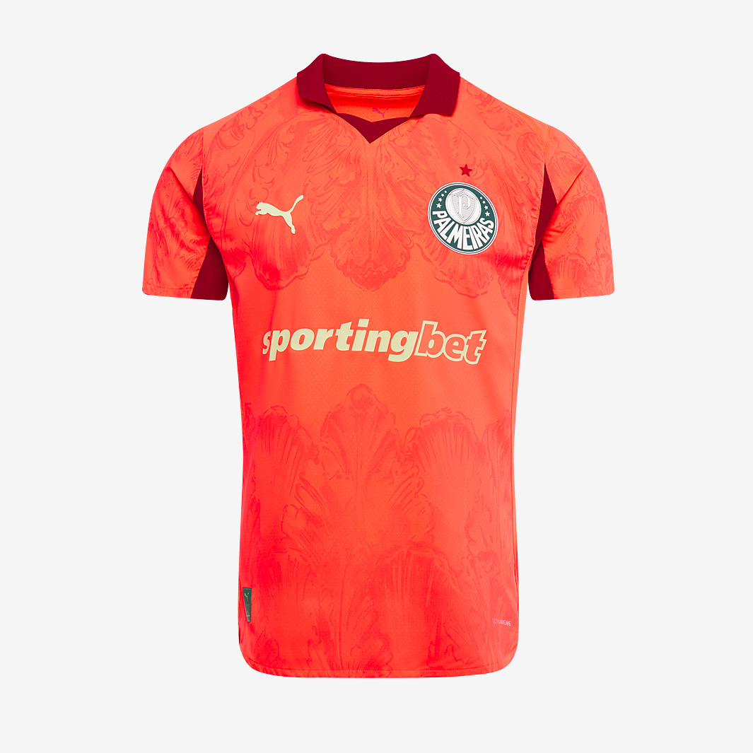 Puma Palmeiras 2025 X Kidsuper Authentic Gk Shirt With Packaging Red