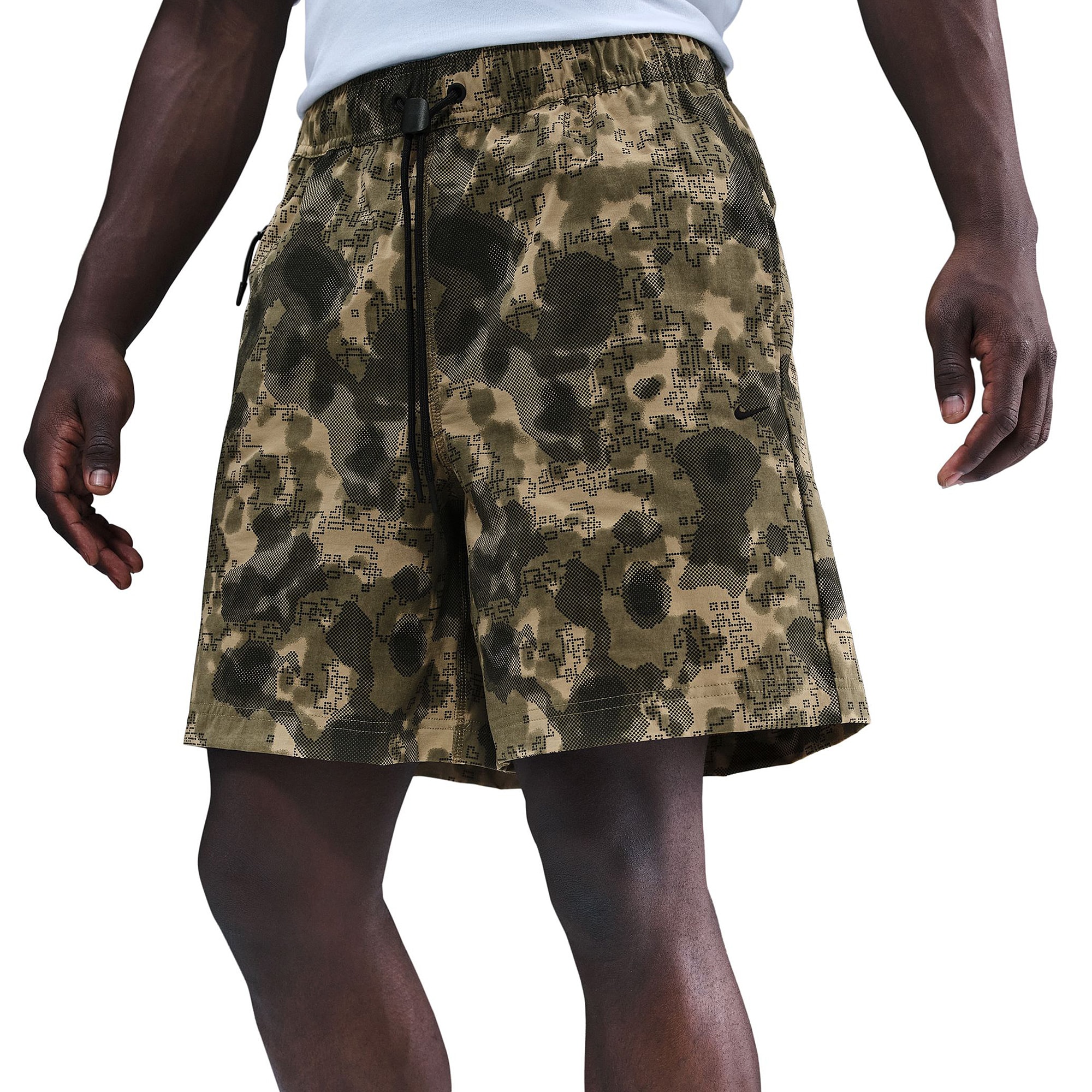 nike woven shorts olive