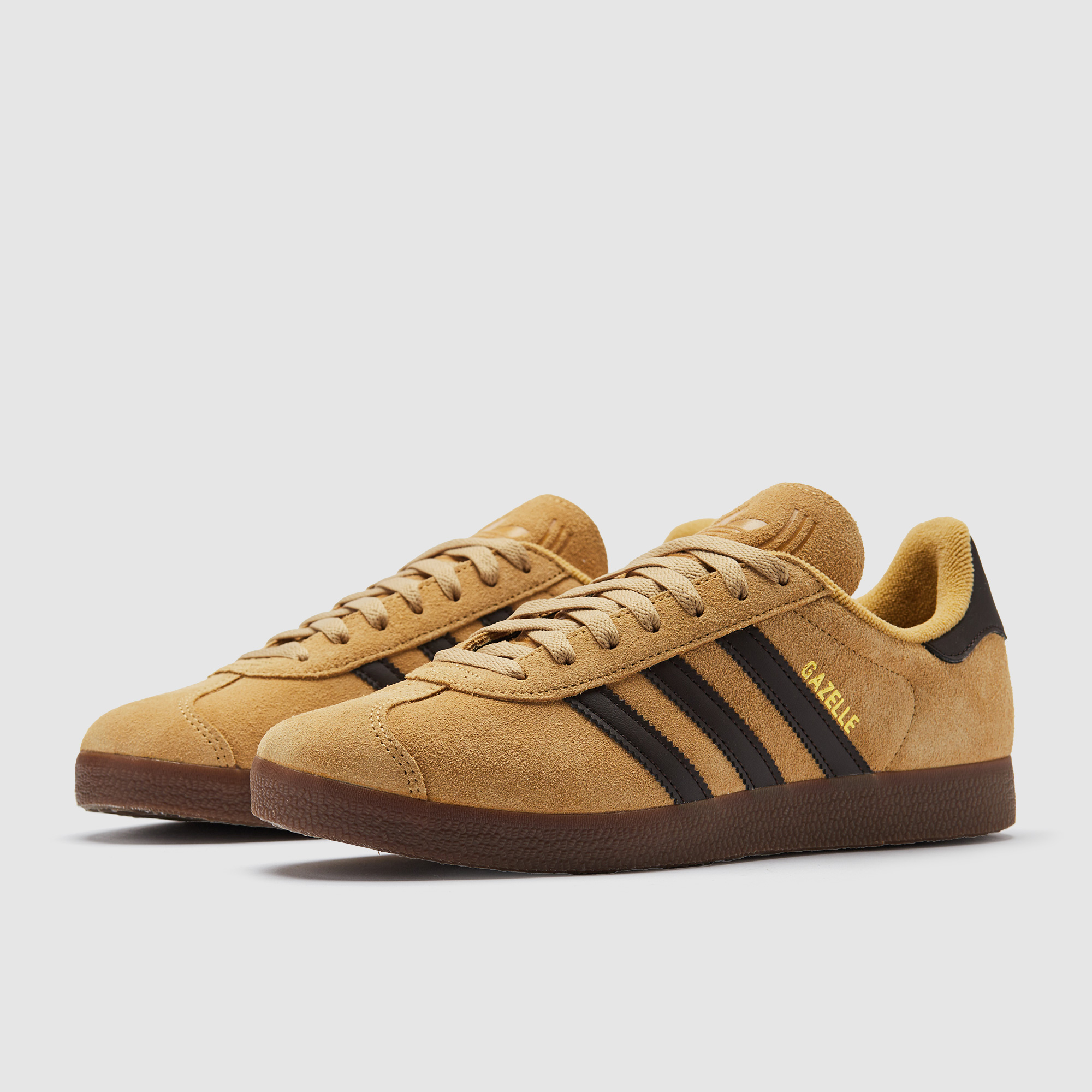 adidas Originals Gazelle - Golden Beige/Dark Brown/Gold Metallic -Trainers  - Mens Shoes | Pro:Direct Soccer