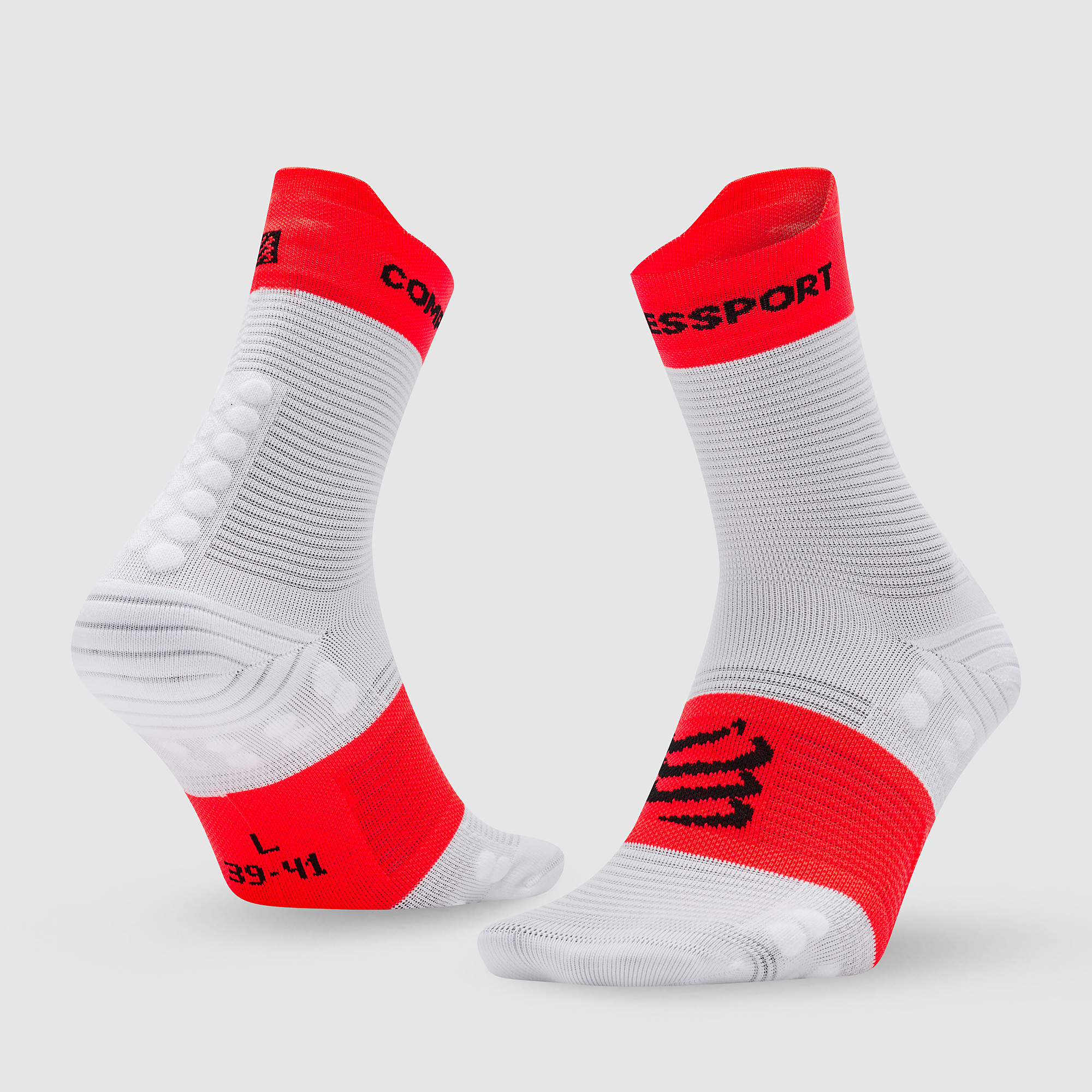 Compressport Pro Racing Socks V4.0 Run High White