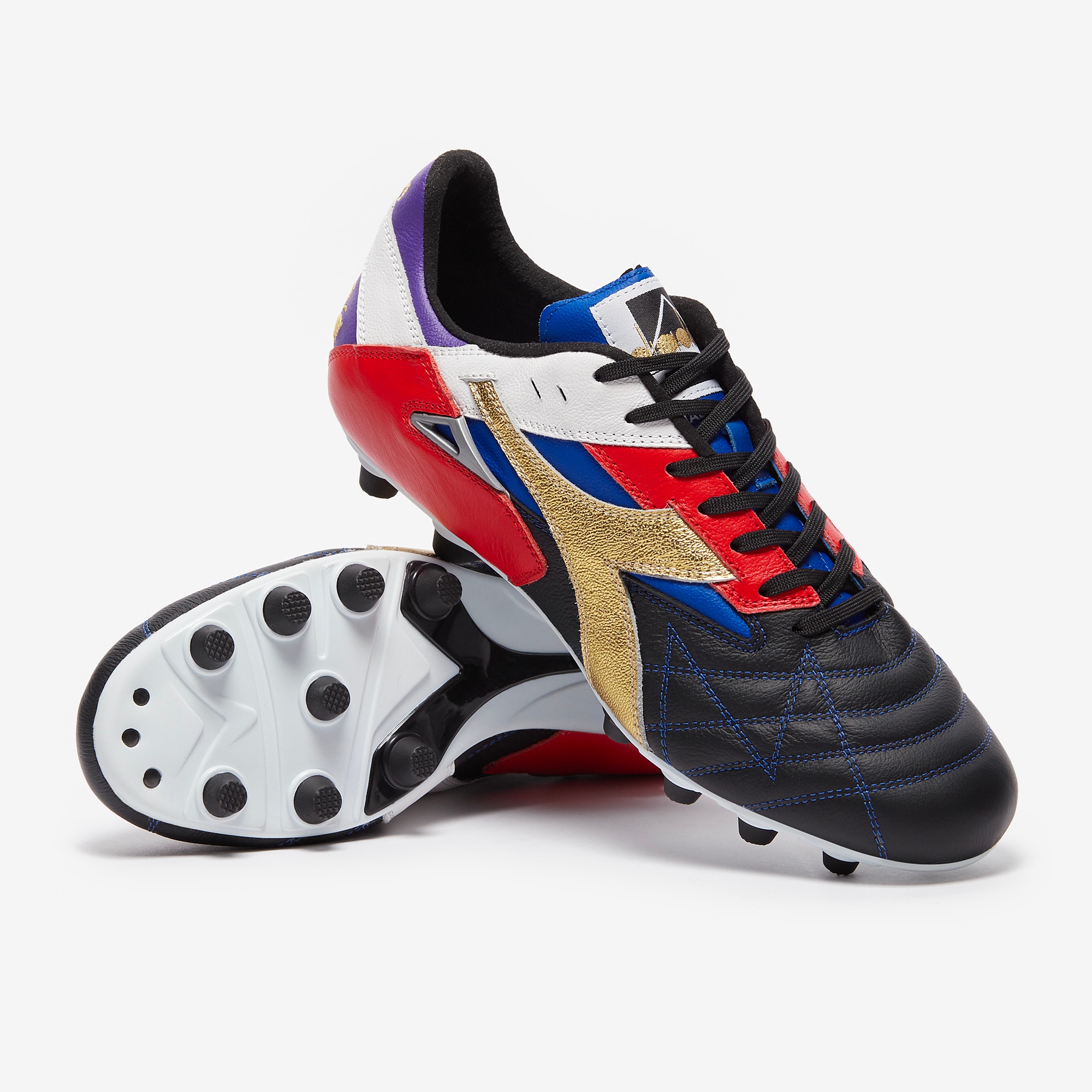 Diadora Match Winner Made in Italy SE Lucky 7 FG - Black/White/Red