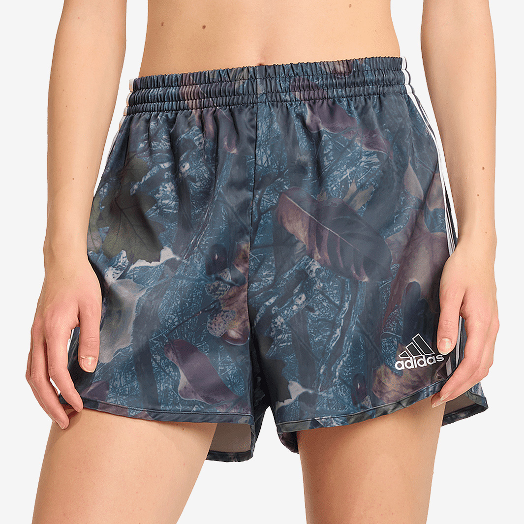Adidas Originals Womens Satin Shorts White Black