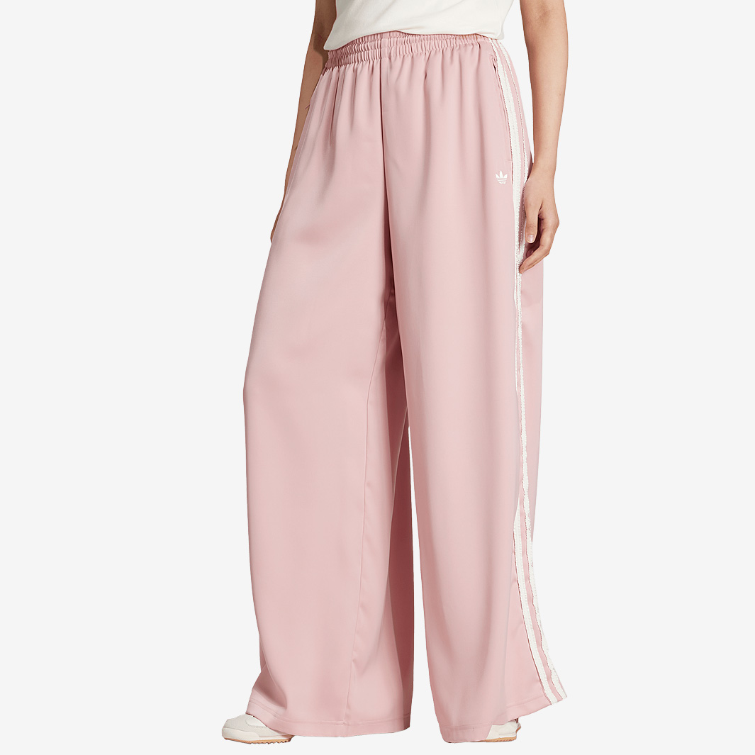 Adidas Originals Womens Wide Leg Trousers Pink