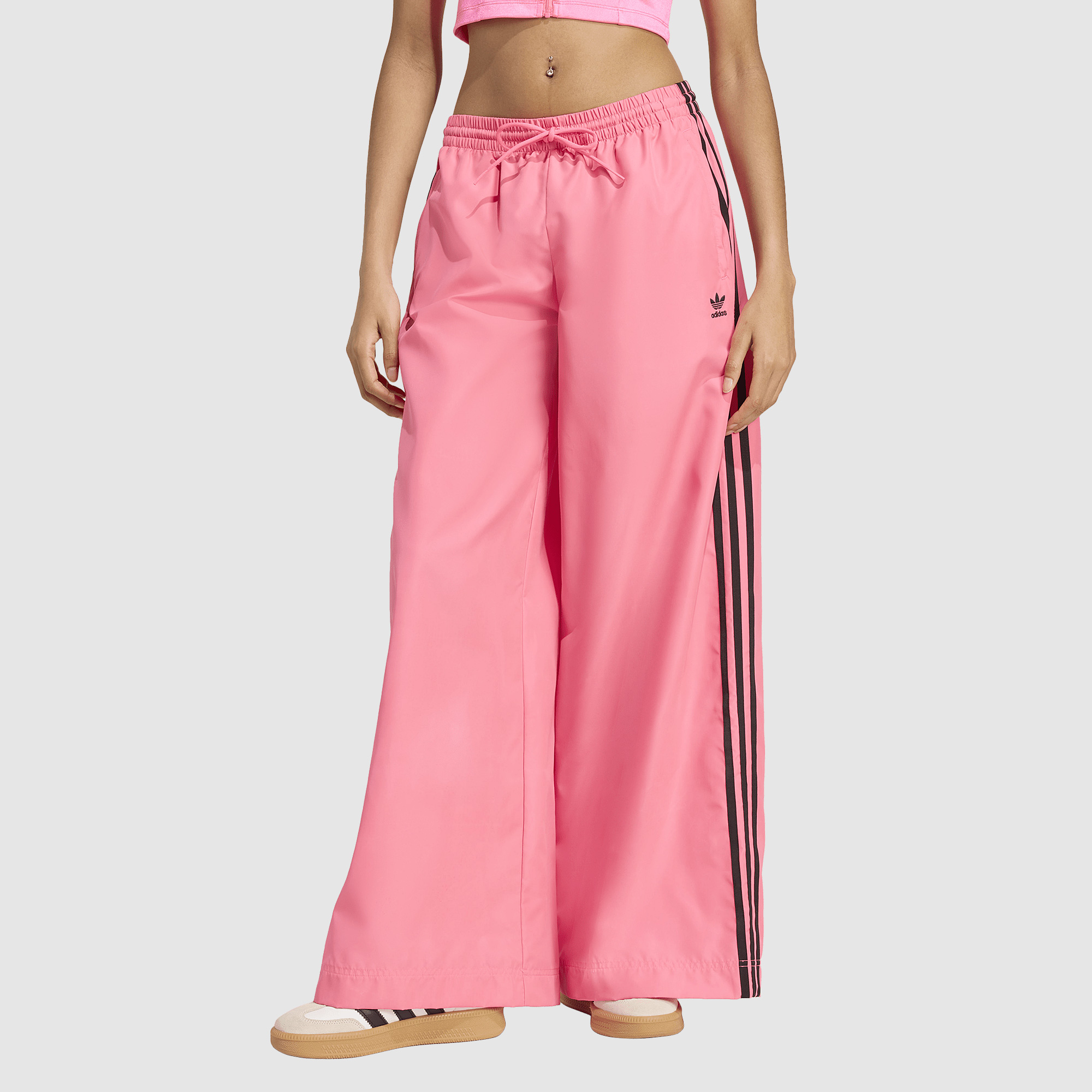 Adidas Originals Womens Adicolor Firebird Oversized Track Trousers Pink