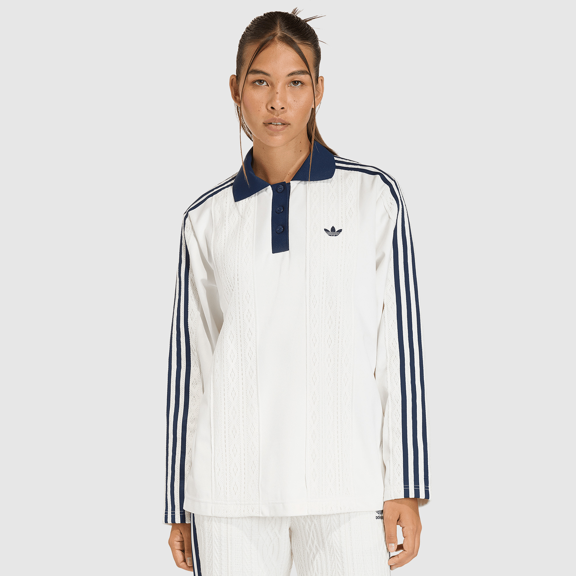 Adidas Originals Womens Long Sleeve Jersey White