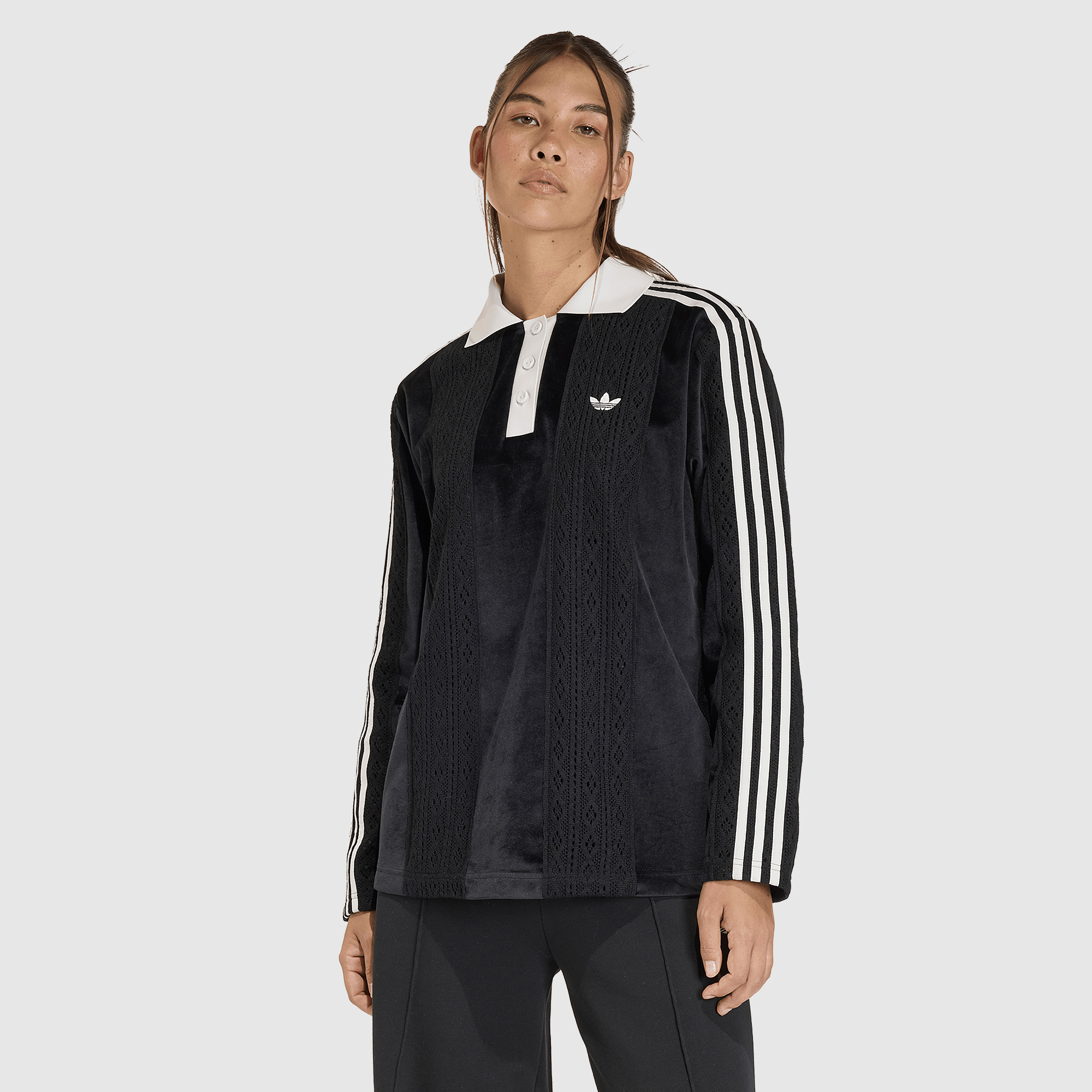 Adidas Originals Womens Long Sleeve Jersey Black