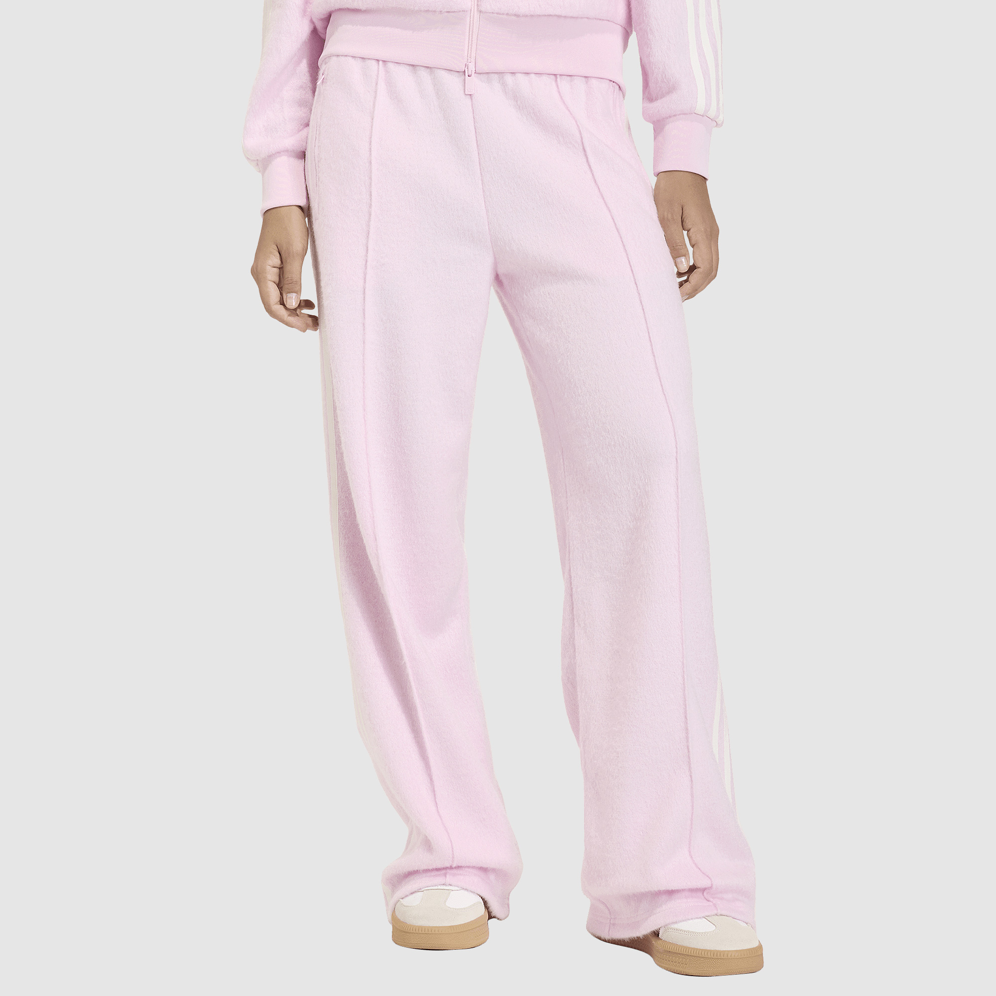 Adidas Originals Womens Mohair Firebird Track Pants Clear Pink