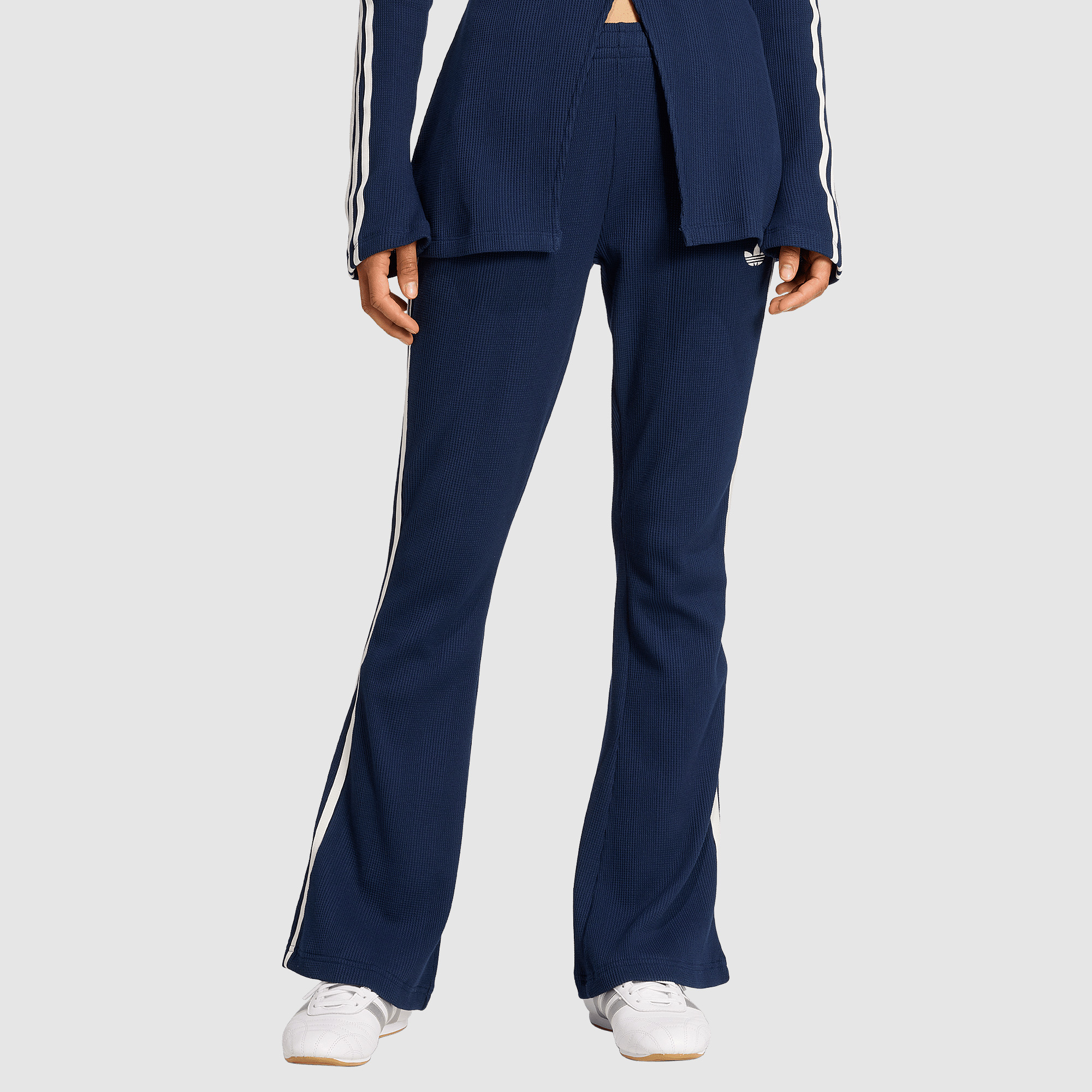 Adidas Originals Womens Waffle Trousers Blue