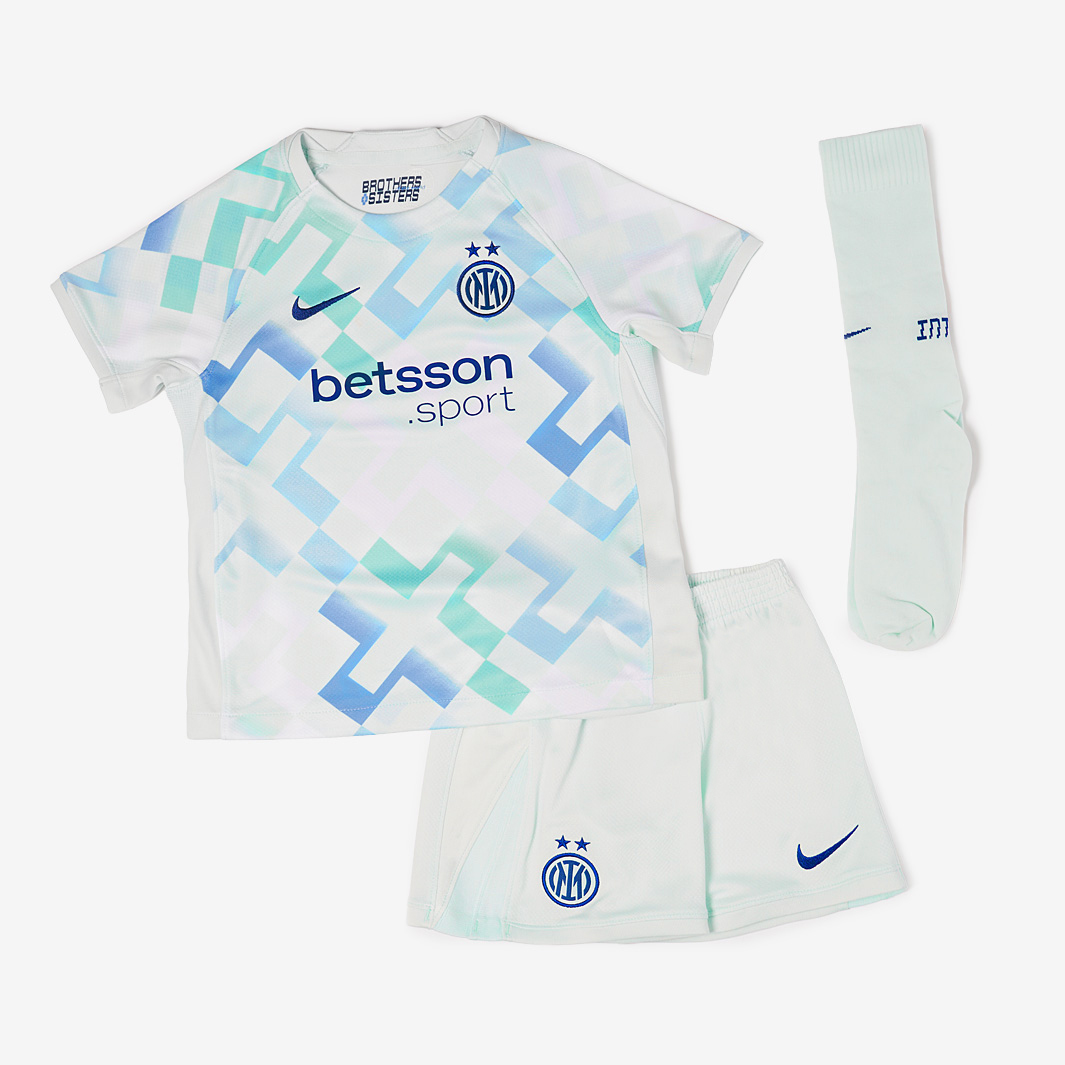 Nike Inter Milan 25 26 Little Kids Stadium Away Kit Grey