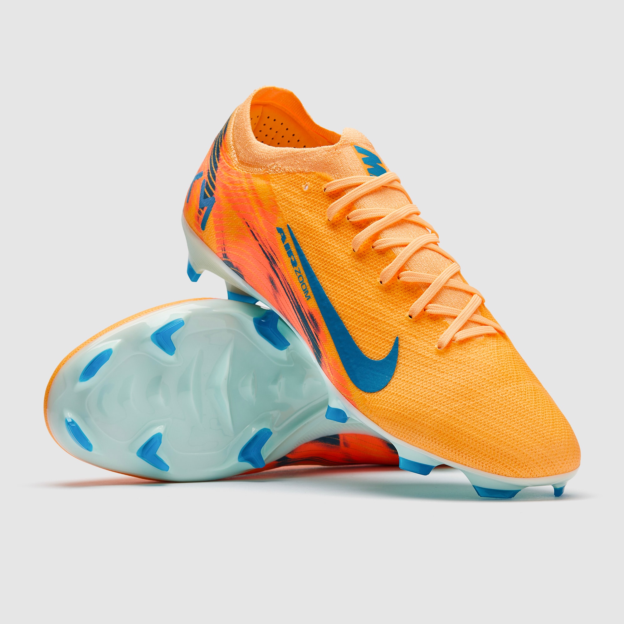 nike mercurial orange and blue