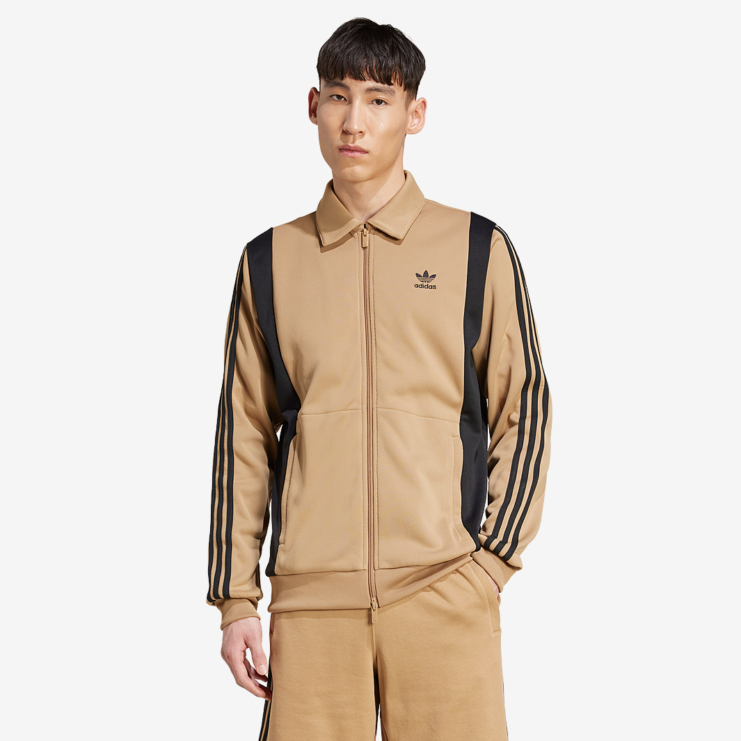 Adidas Originals Adicolor Panel Track Top Brown