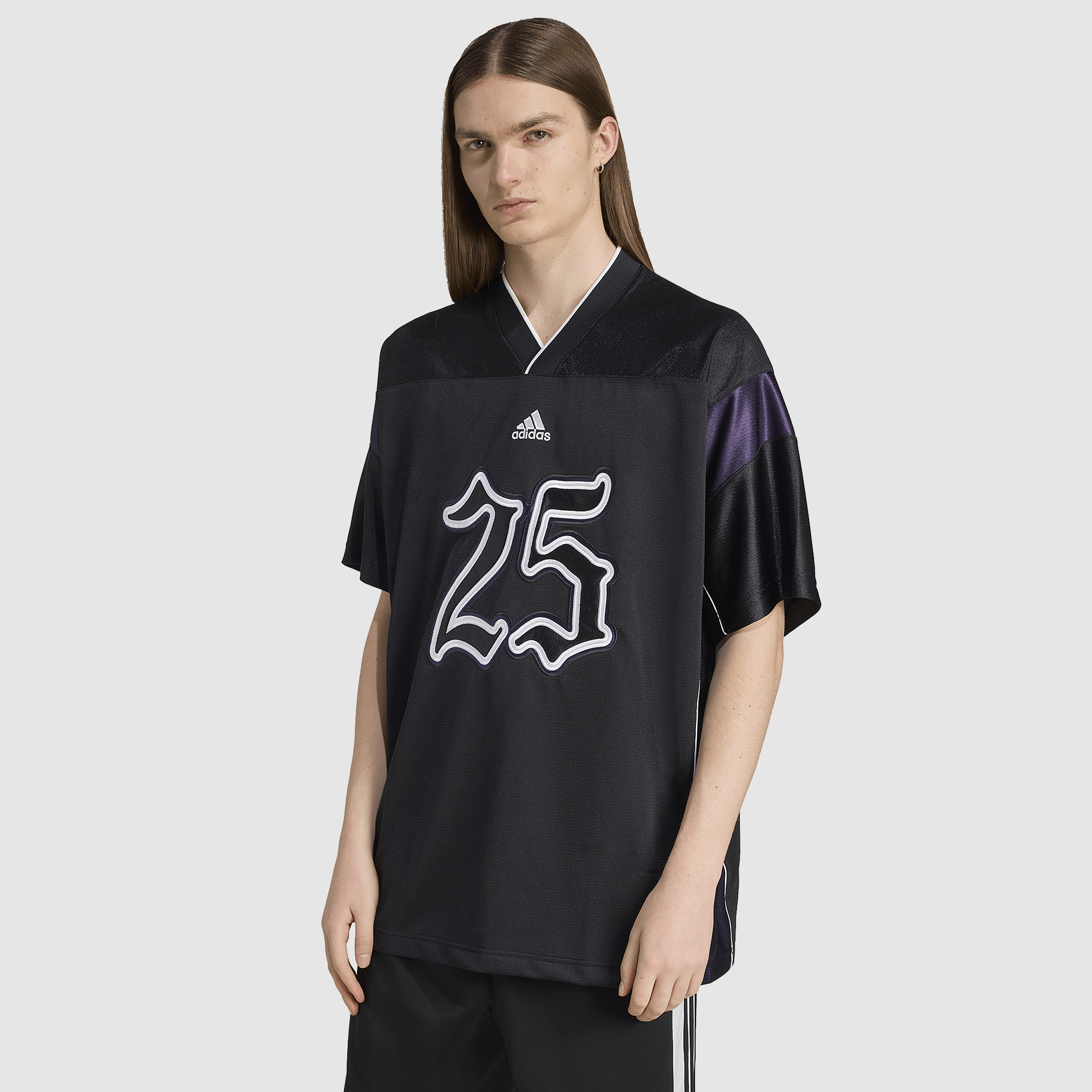 Adidas Originals Football Jersey Aurora Plum Black