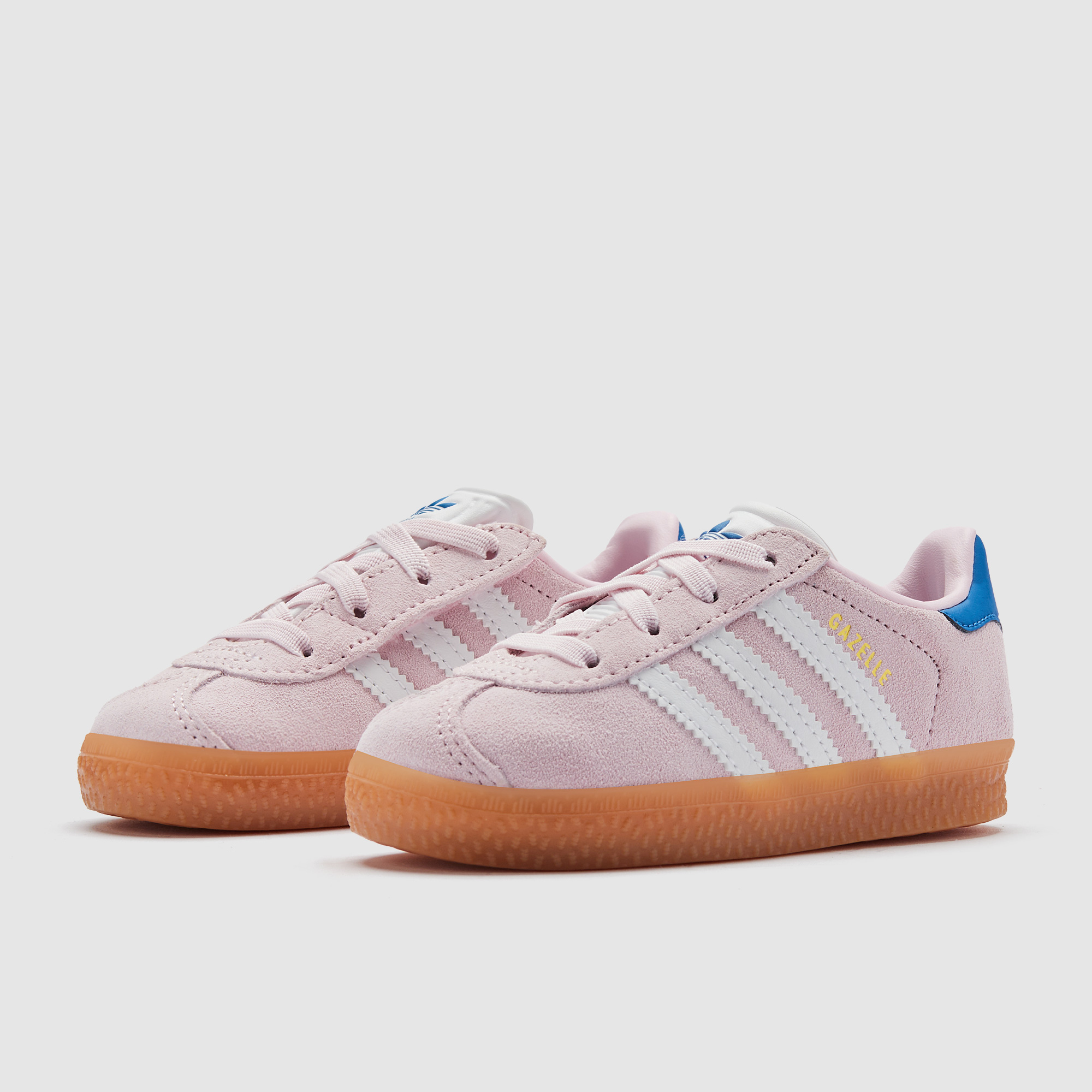 Adidas Originals Toddler Gazelle Td Clear Ftw White Bluebird Pink