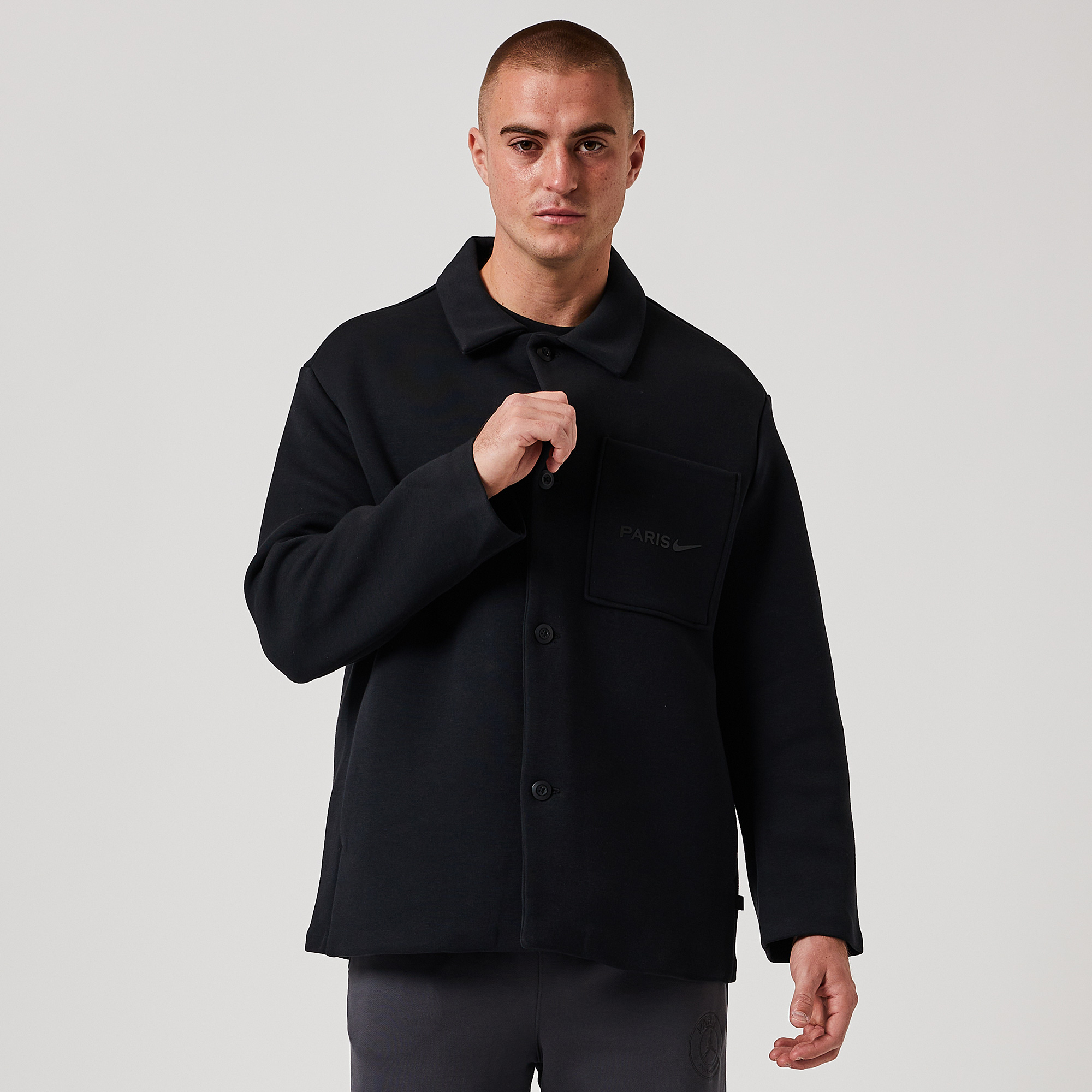 Jordan X Paris Saint Germain 25 26 Tech Fleece Jacket Black