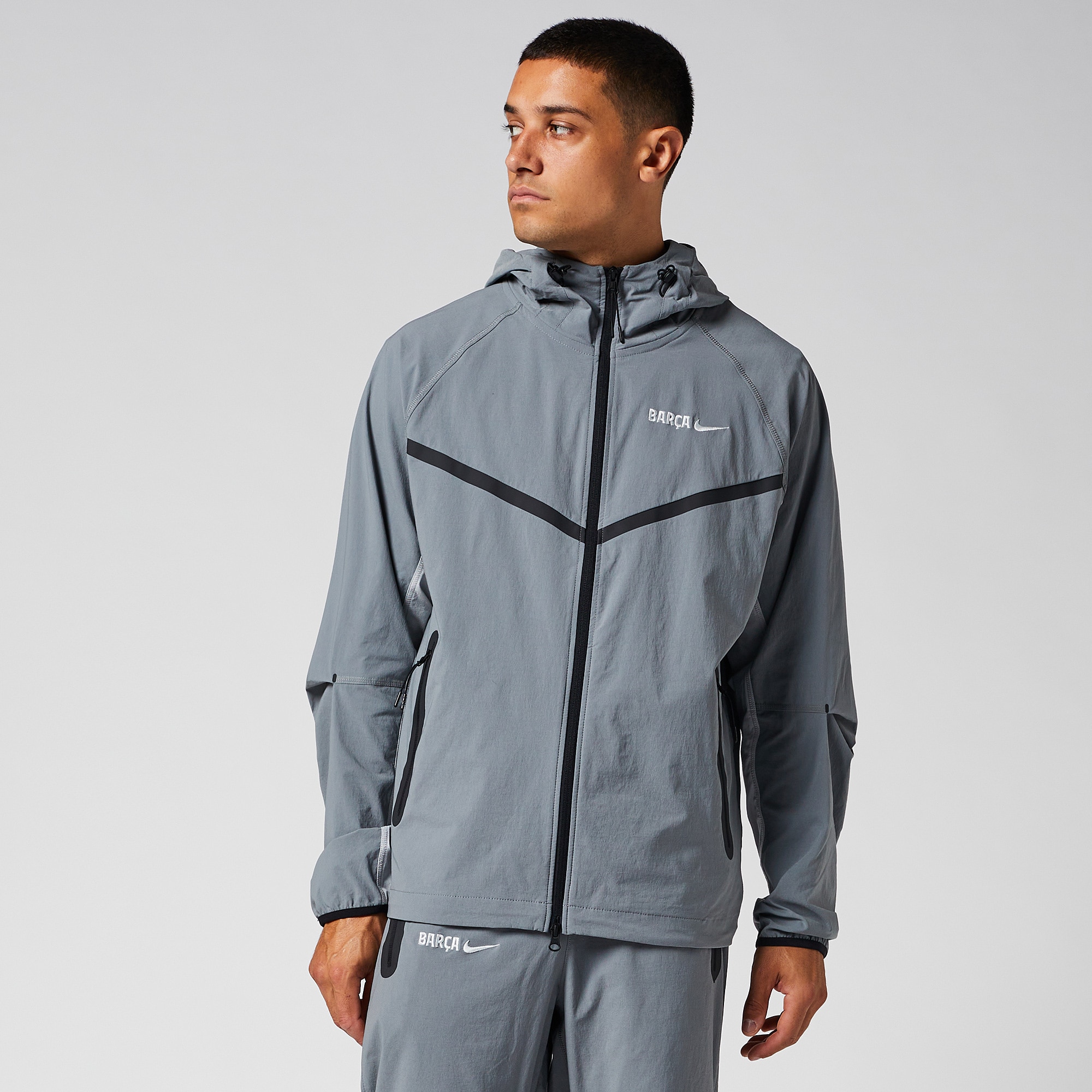 Nike FC Barcelona 25/26 Tech Fleece Woven Windrunner FZ Jacket