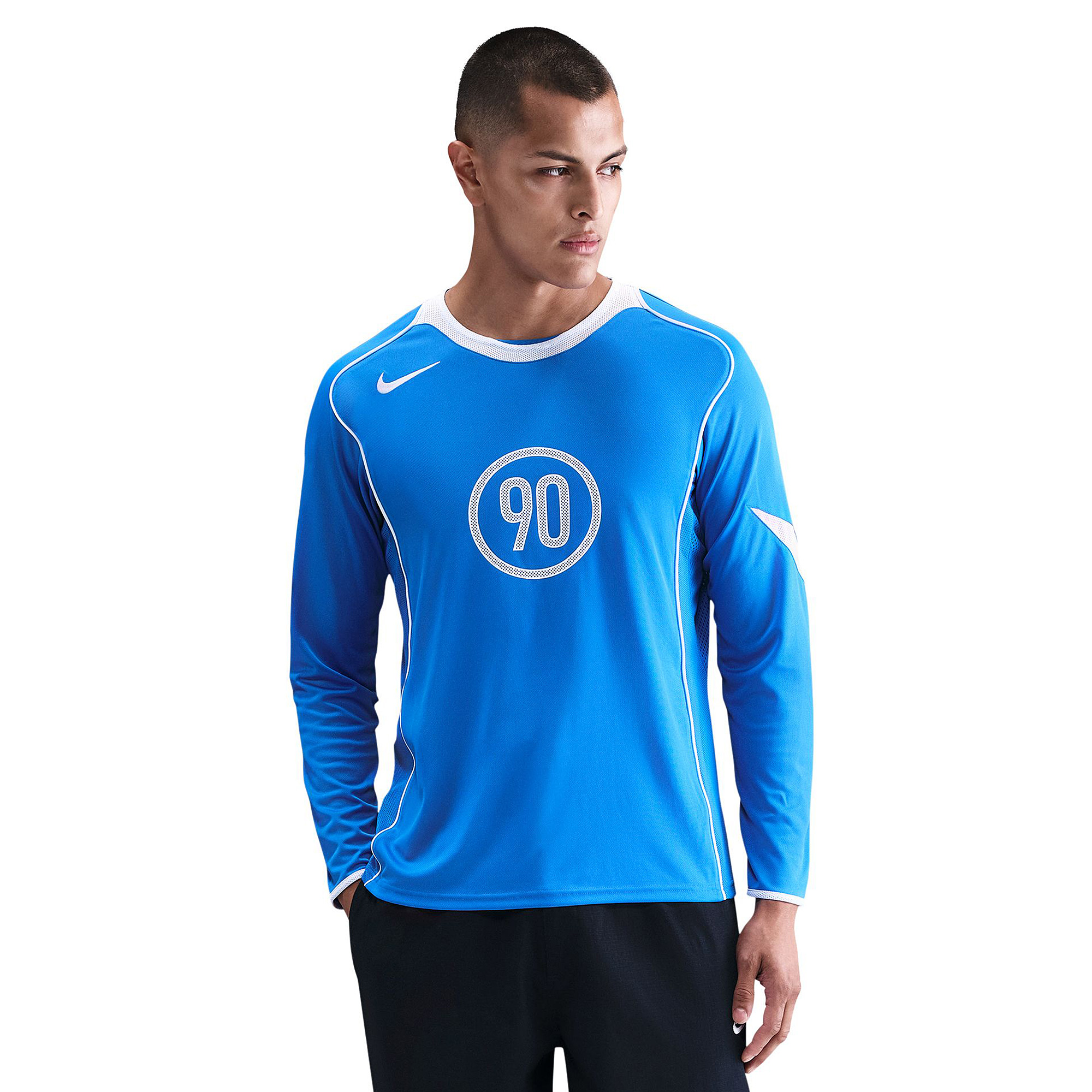 Nike Total 90 Dri Fit Ls Jersey Blue