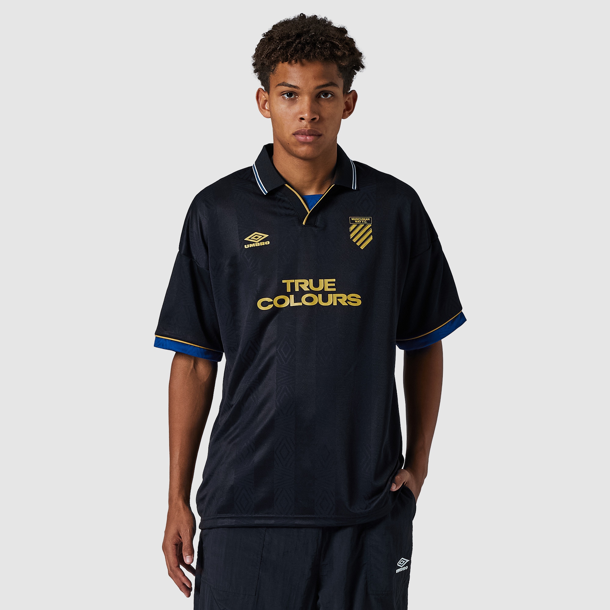 Umbro Boxy Football Shirt - Black - Tops - Mens Clothing |