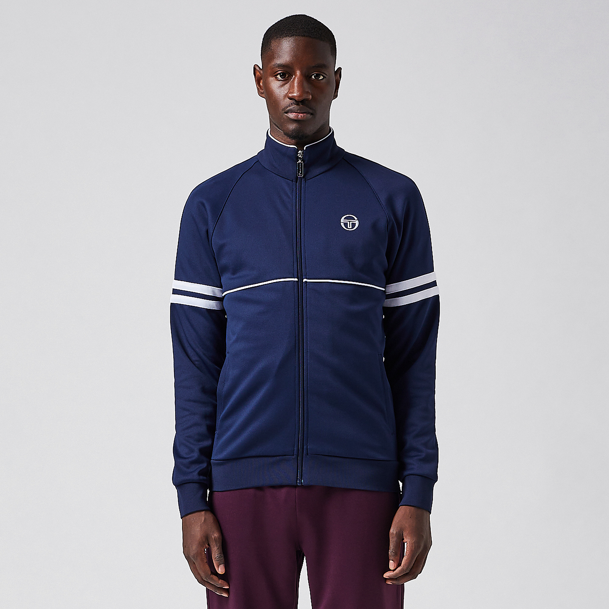 Sergio Tacchini Orion Track Jacket Maritime White Blue