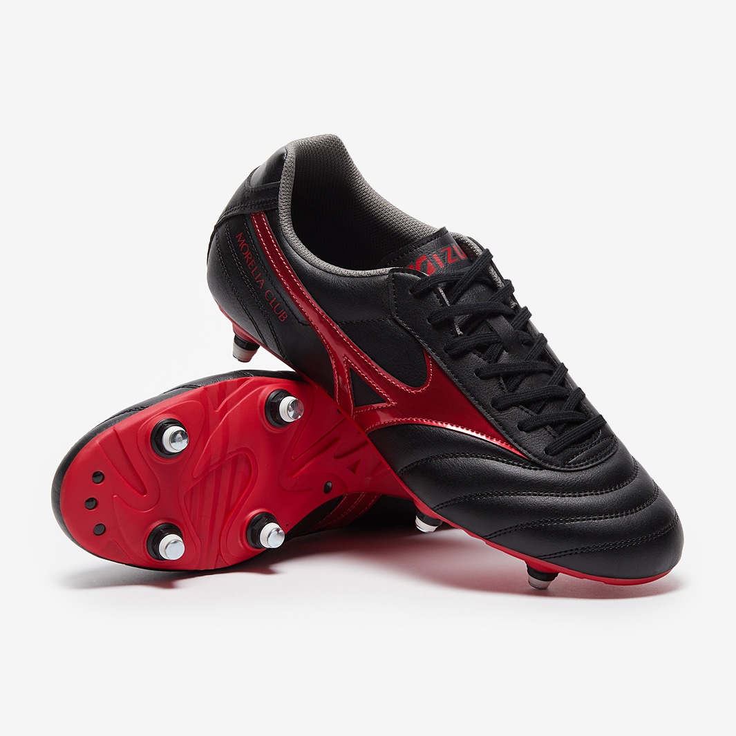 Mizuno Morelia II Club SI - Black/Morelia 40th Red/Black sand