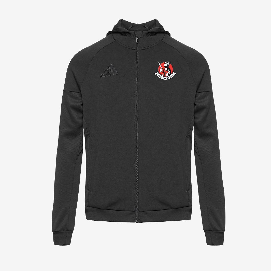 Adidas Junior Crusaders 25 26 Full Zip Training Hoodie Black