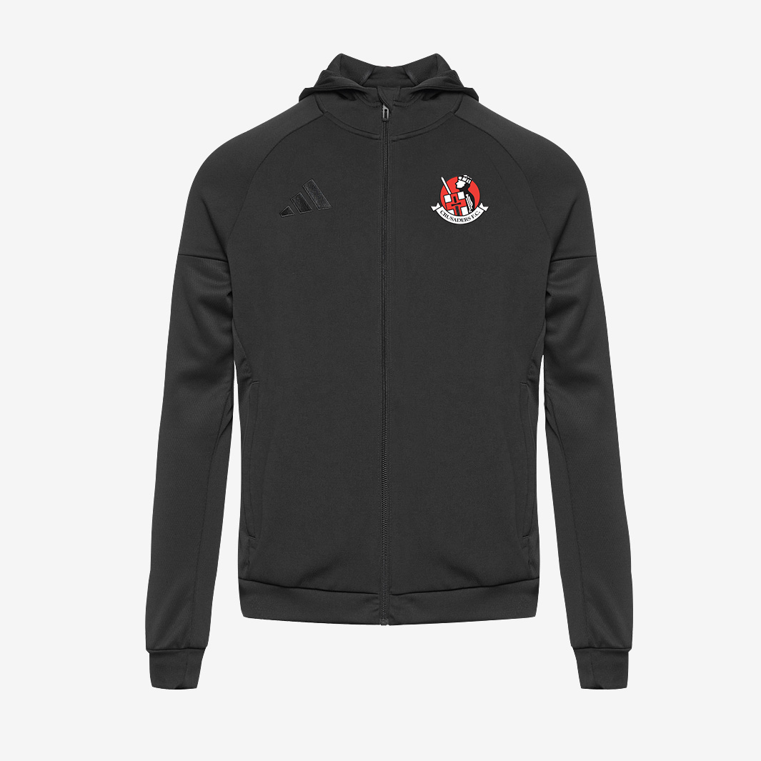 Adidas Crusaders 25 26 Full Zip Training Hoodie Black
