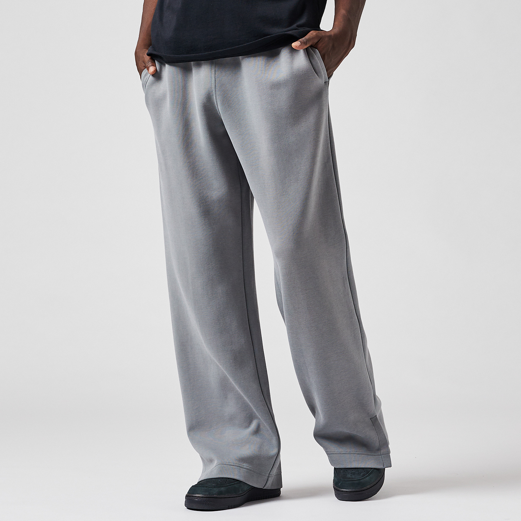 Jordan Jayson Tatum Dri Fit Hoop Fleece Pants Smoke Grey