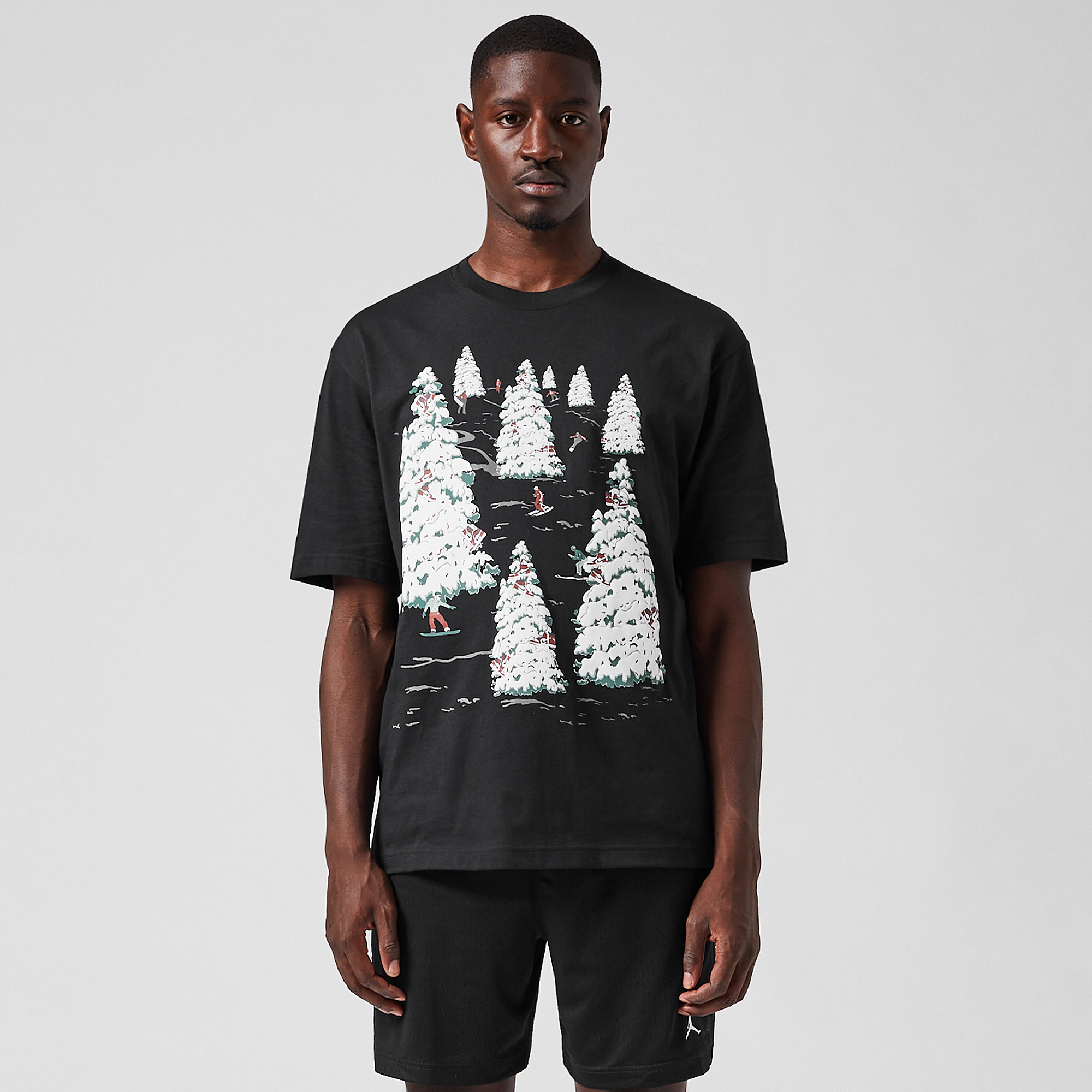 Jordan Gfx Crew T Shirt Black